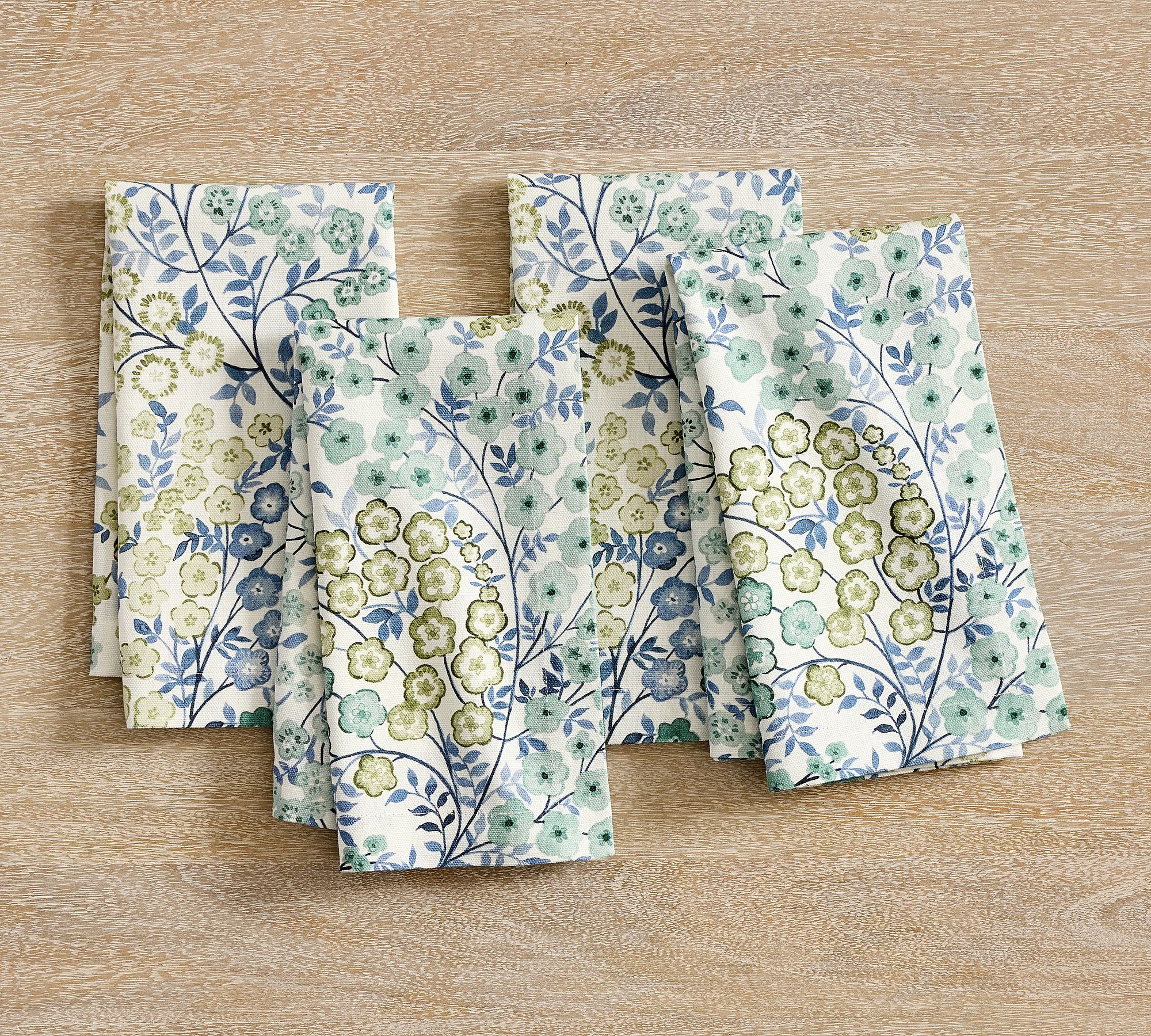 Flowervine Cotton Napkins - Set of 4