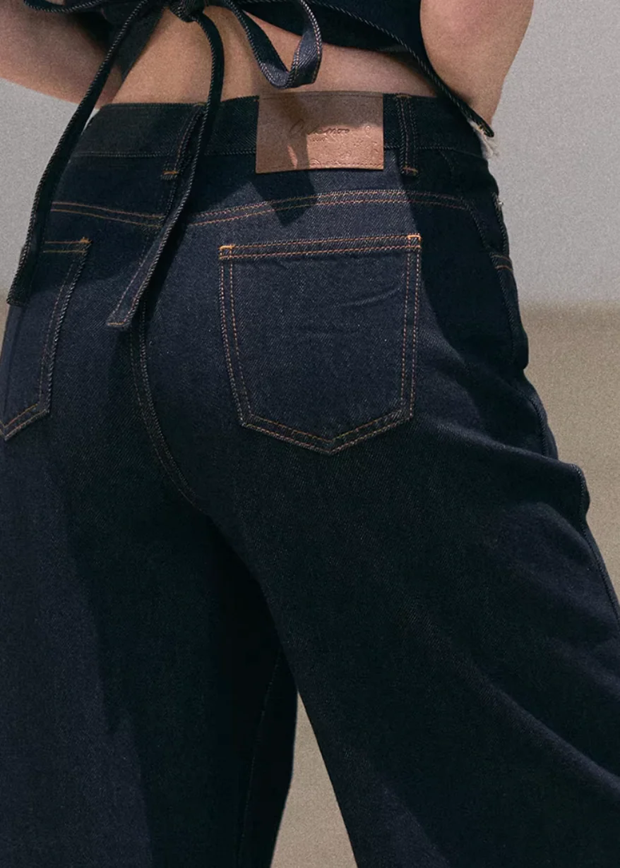 Sun-Kissed Lace Denim Set