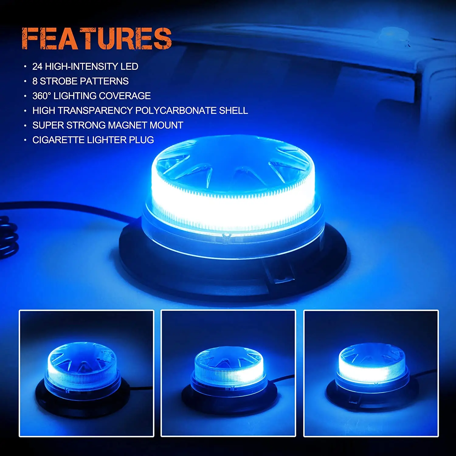 LED Strobe Beacon Light