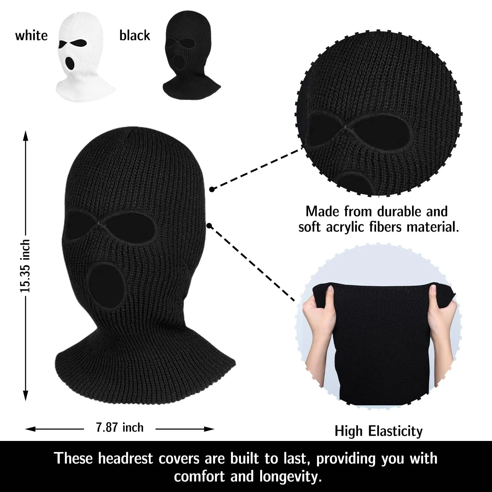 Funny Universal Car Headrest Covers