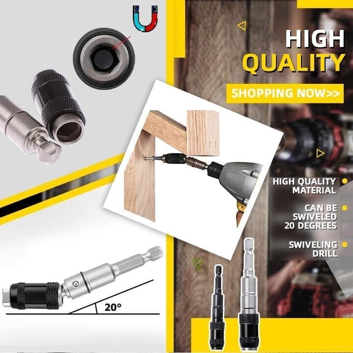 LAST DAY 47% OFFMagnetic swiveling bit tip holder[Buy 3 Get 3 Free]
