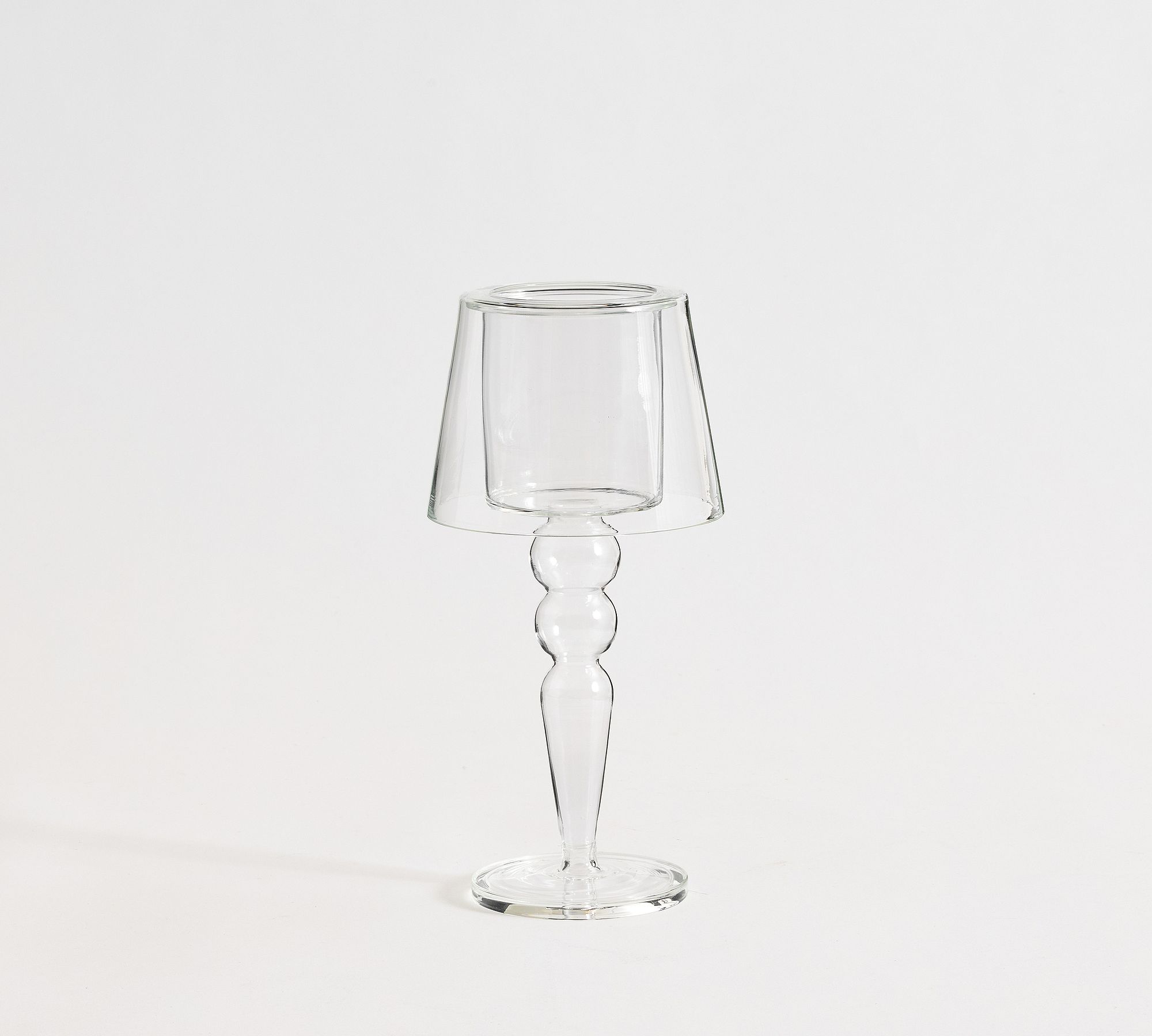 Cordelia Glass Lamp Candle Holder