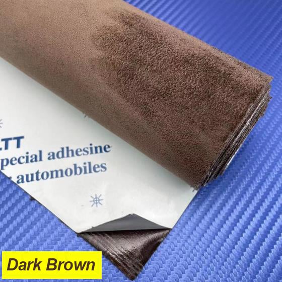 Microfiber Suede Fabric self Adhesive car Wrapping Film Imitation Leather