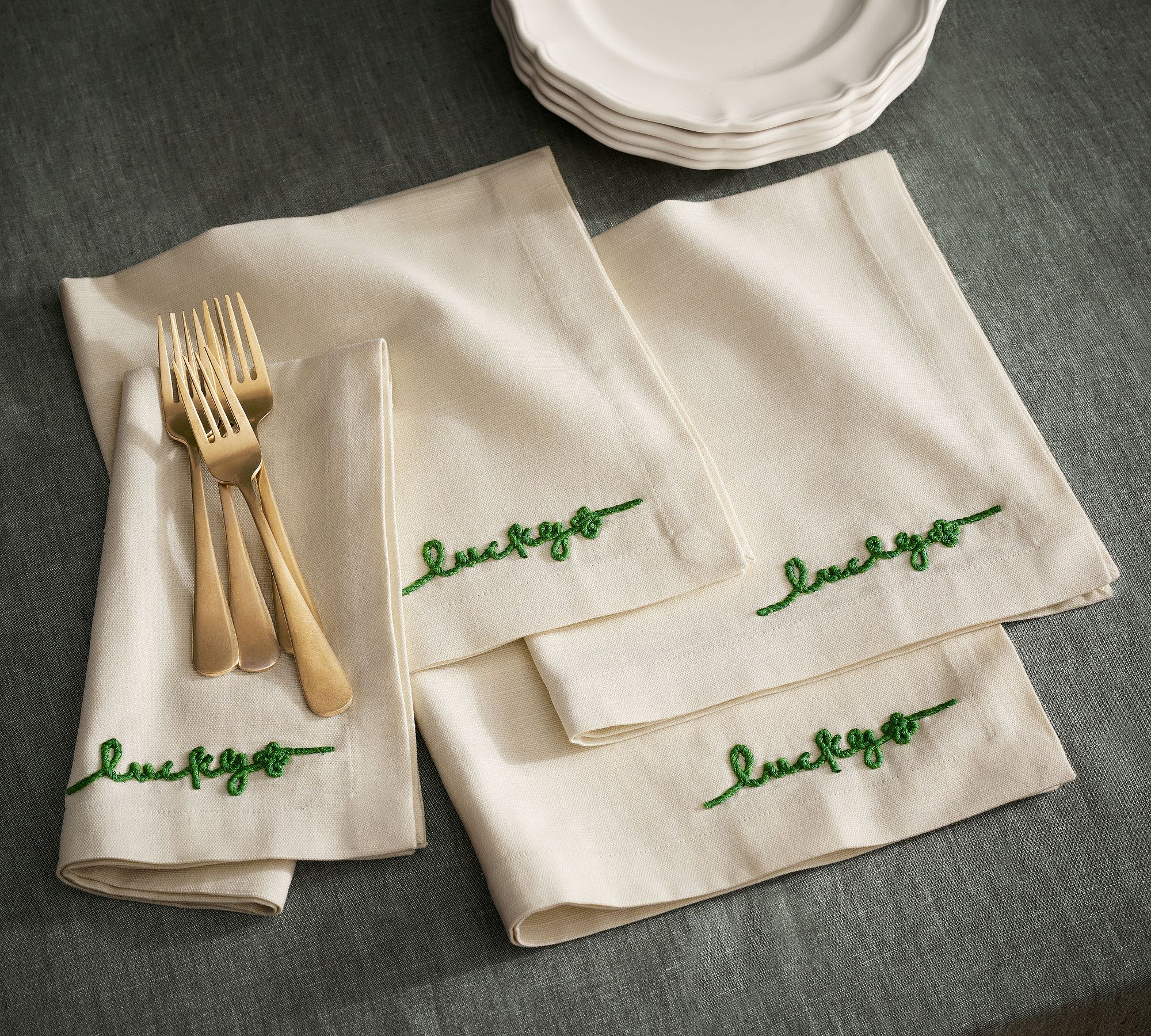 Lucky You Cotton Napkins - Set of 4