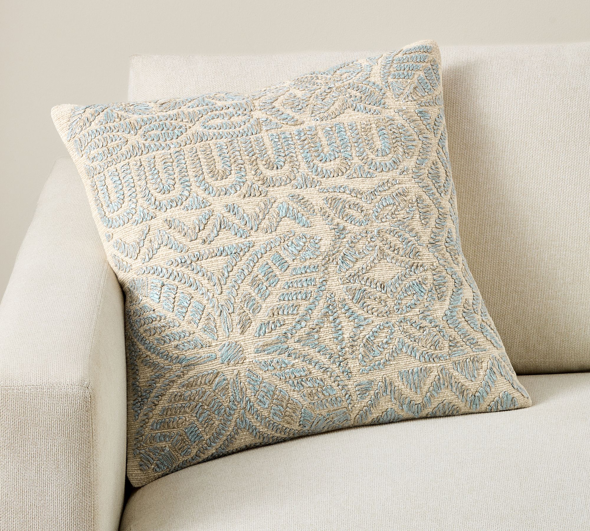 Cove Embroidered Pillow