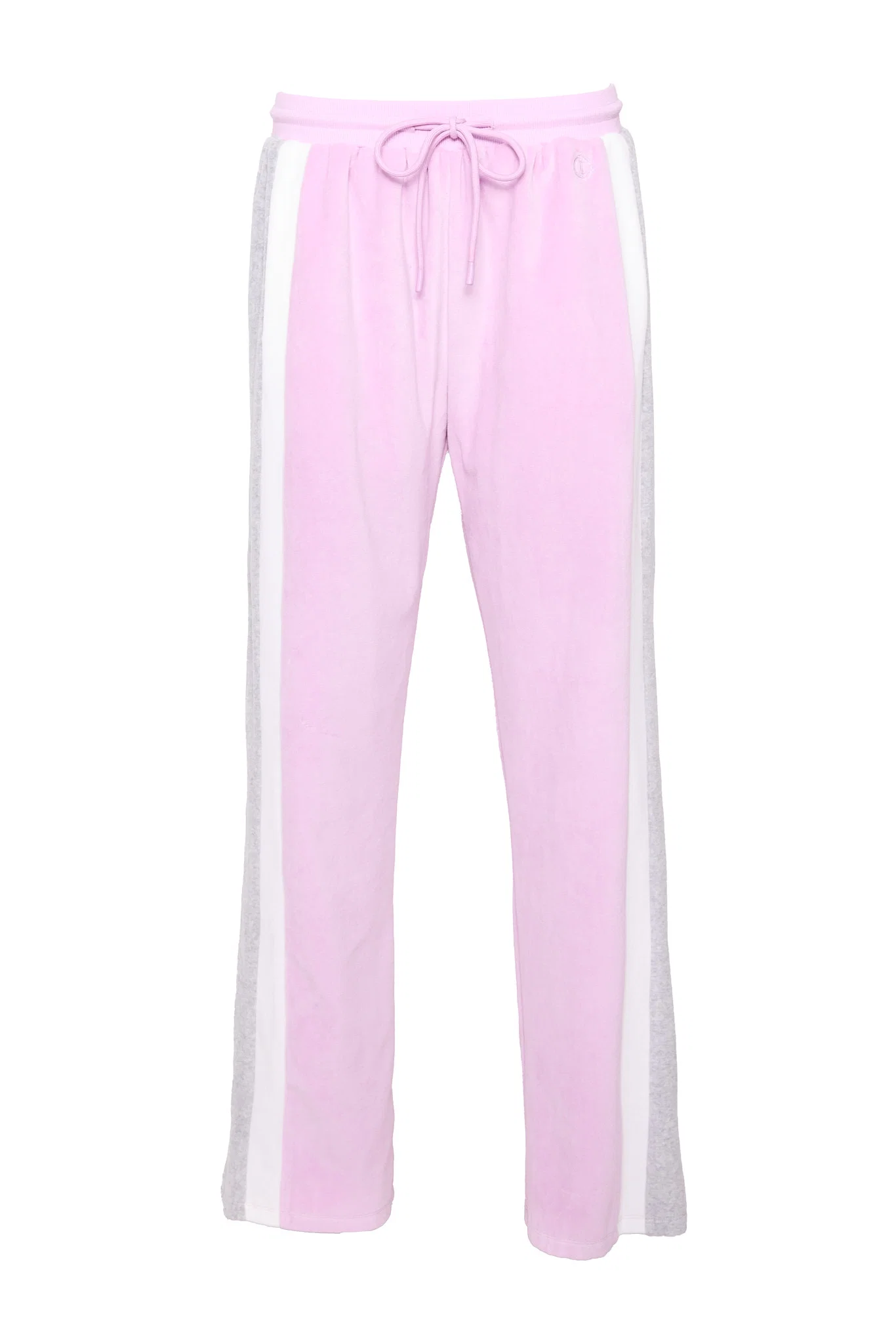 Kailey Velour Track Pants in Pink