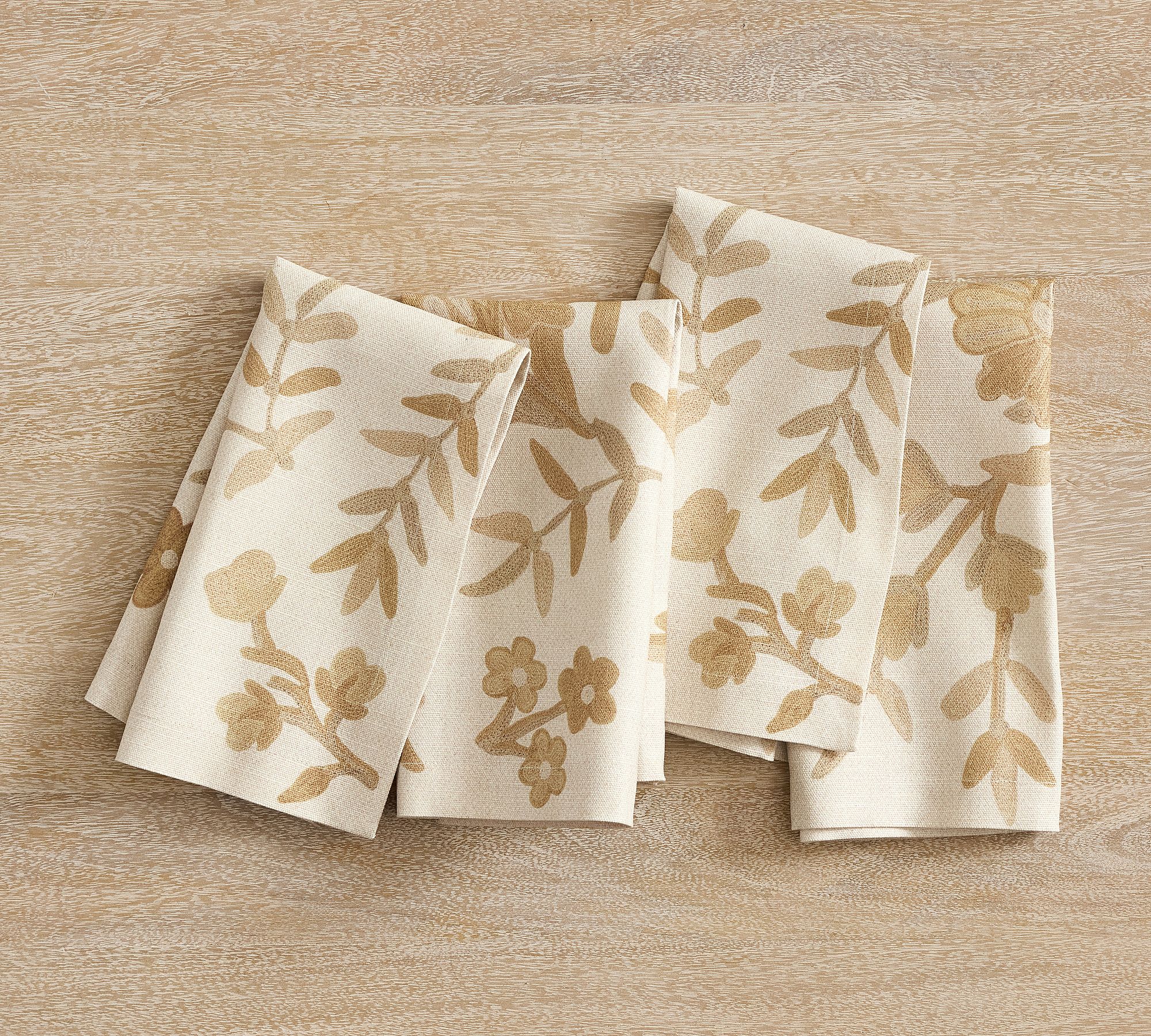 Liana Crewel Cotton Napkins - Set of 4