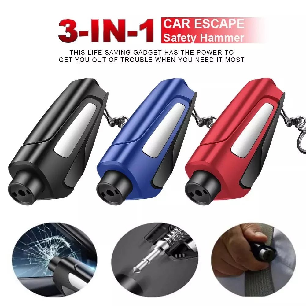 BIG SALE - 48% OFF2022 Upgraded 3 in 1 car window breaker(BUY 4 GET EXTRA 15% OFF)