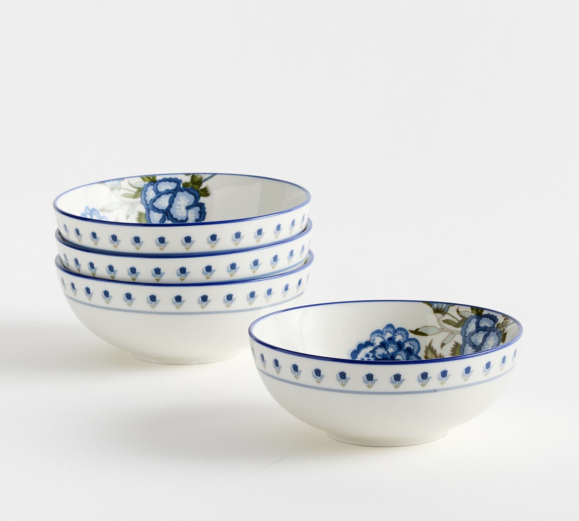 Kravet Rosehill Stoneware Cereal Bowls - Set of 4