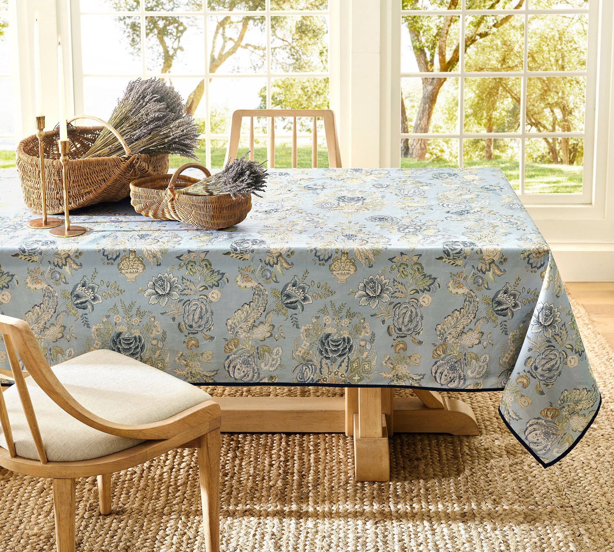 Kravet Grandiflora Cotton Tablecloth