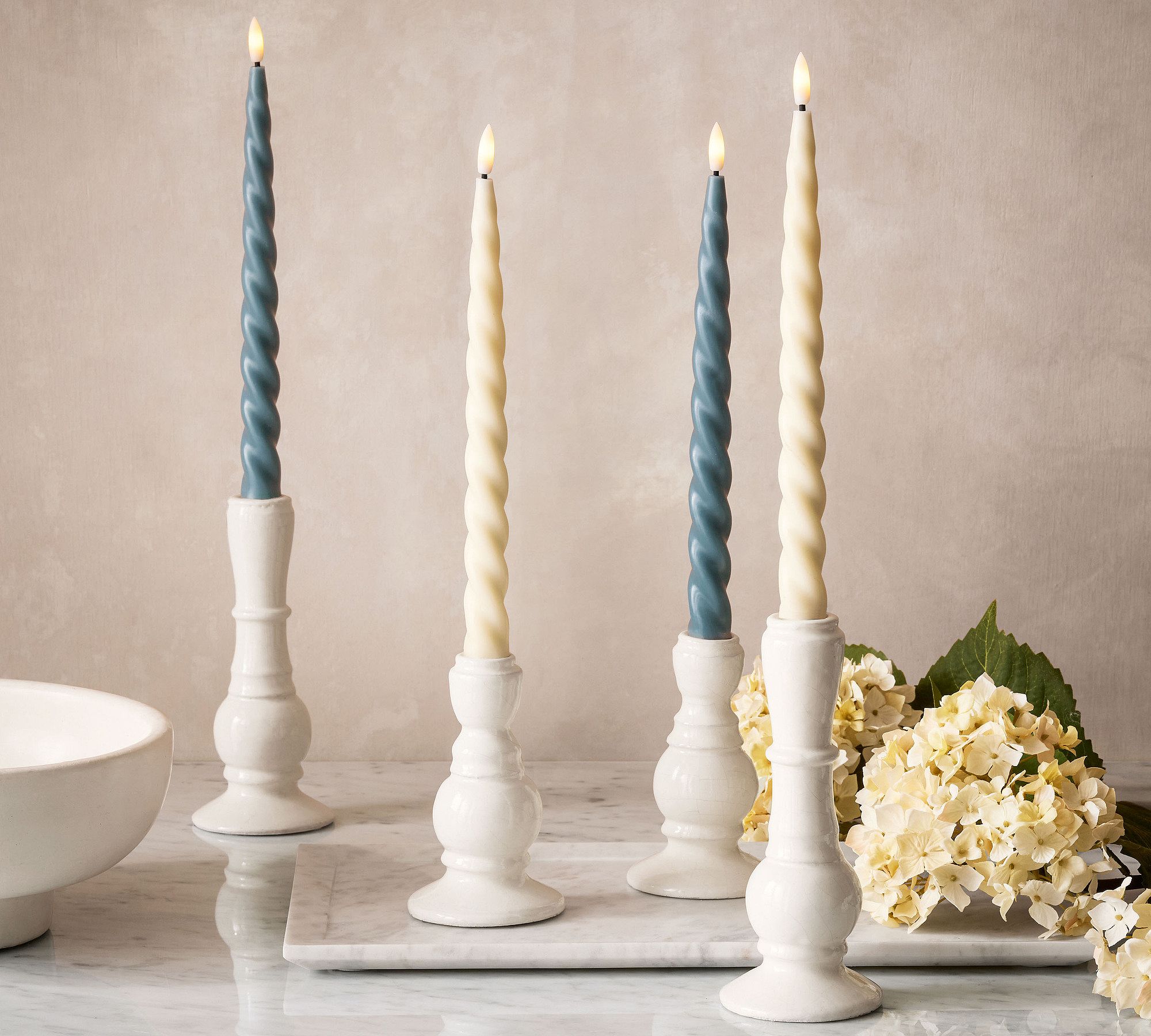 Handcrafted Emery Ceramic Candle Holder