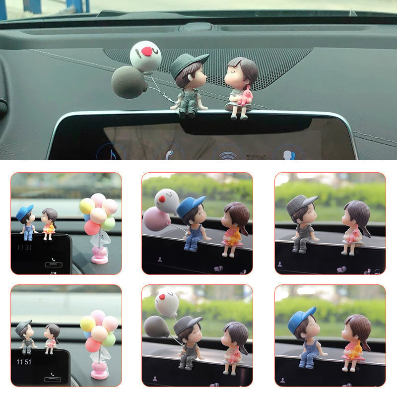 BIG SALE - 47% OFFCute Couple Car Ornament