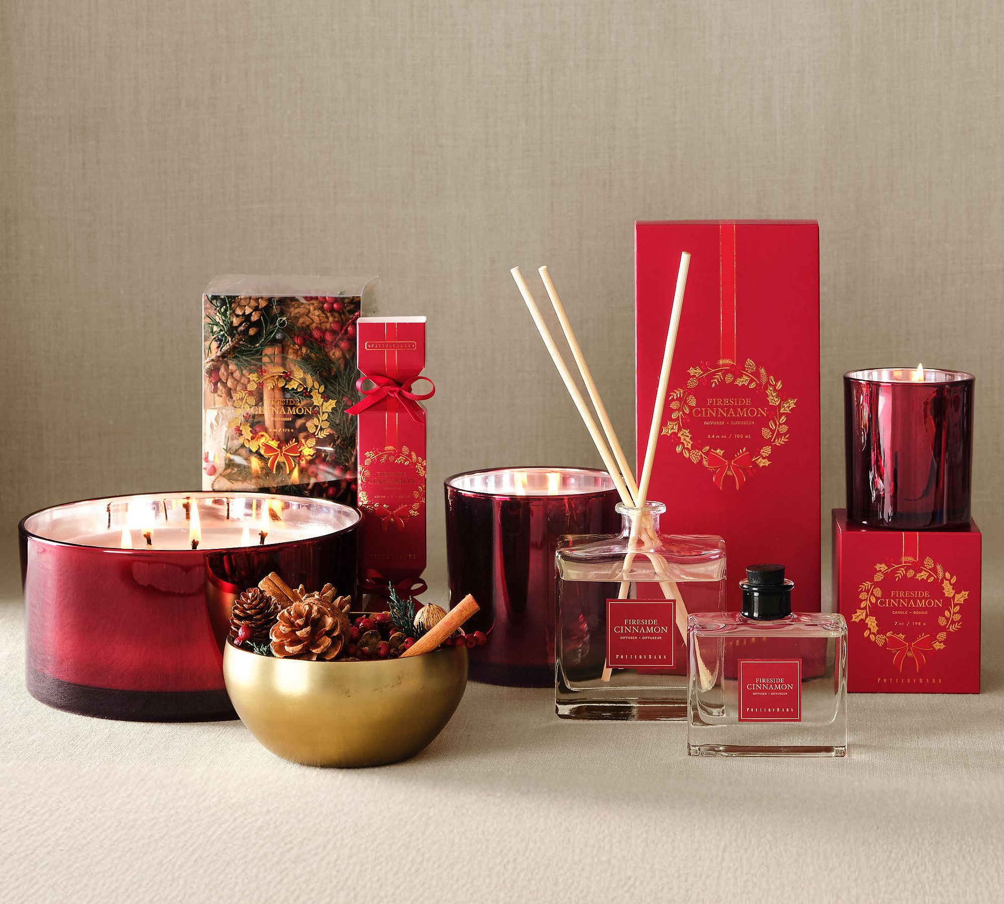 Fireside Cinnamon Scent Collection