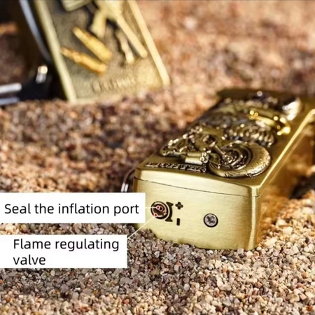 Multi-functional Windproof Lighter with Folding Knife and Bottle Opener