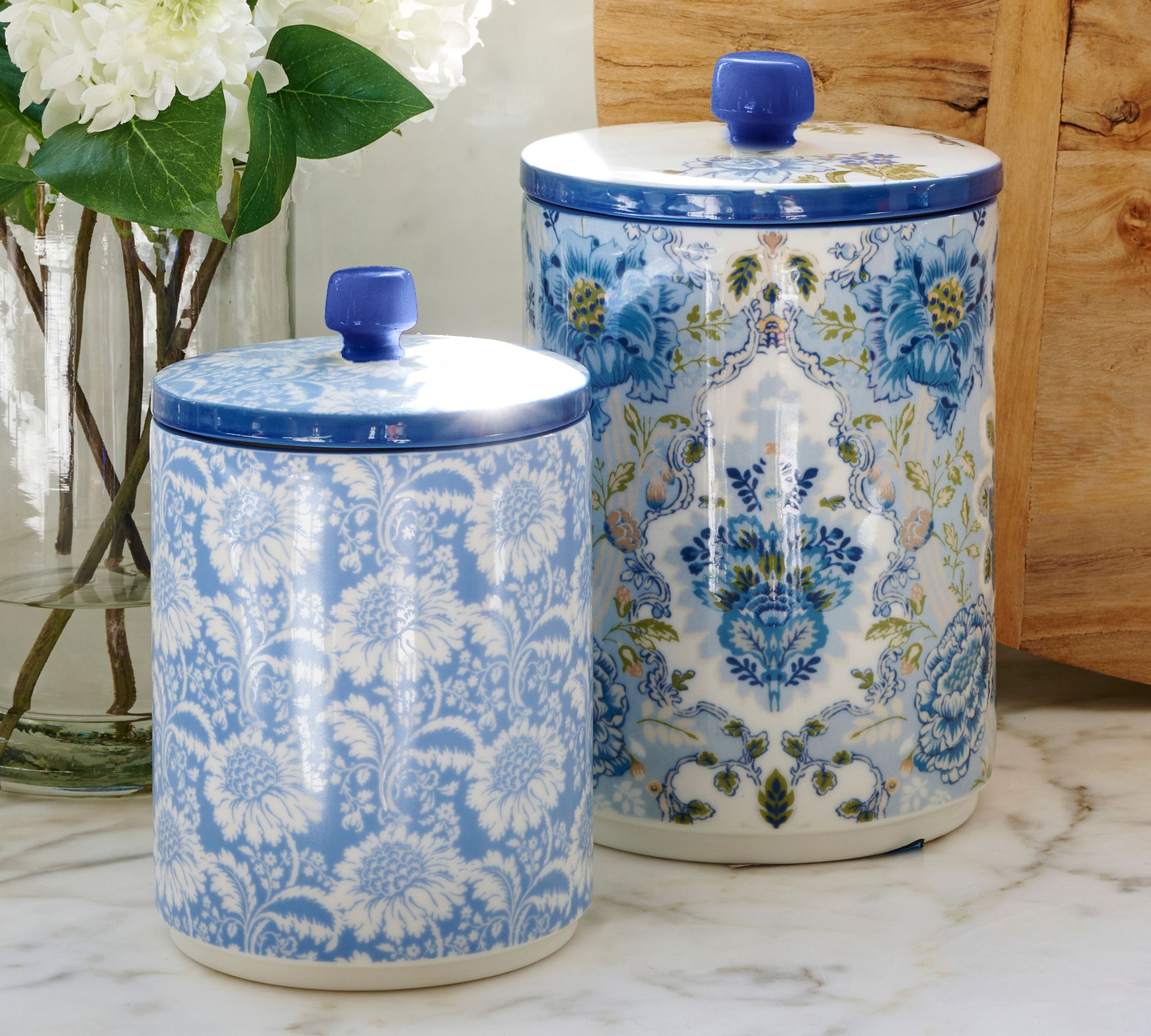 Kravet Arboretum Stoneware Cookie Jars