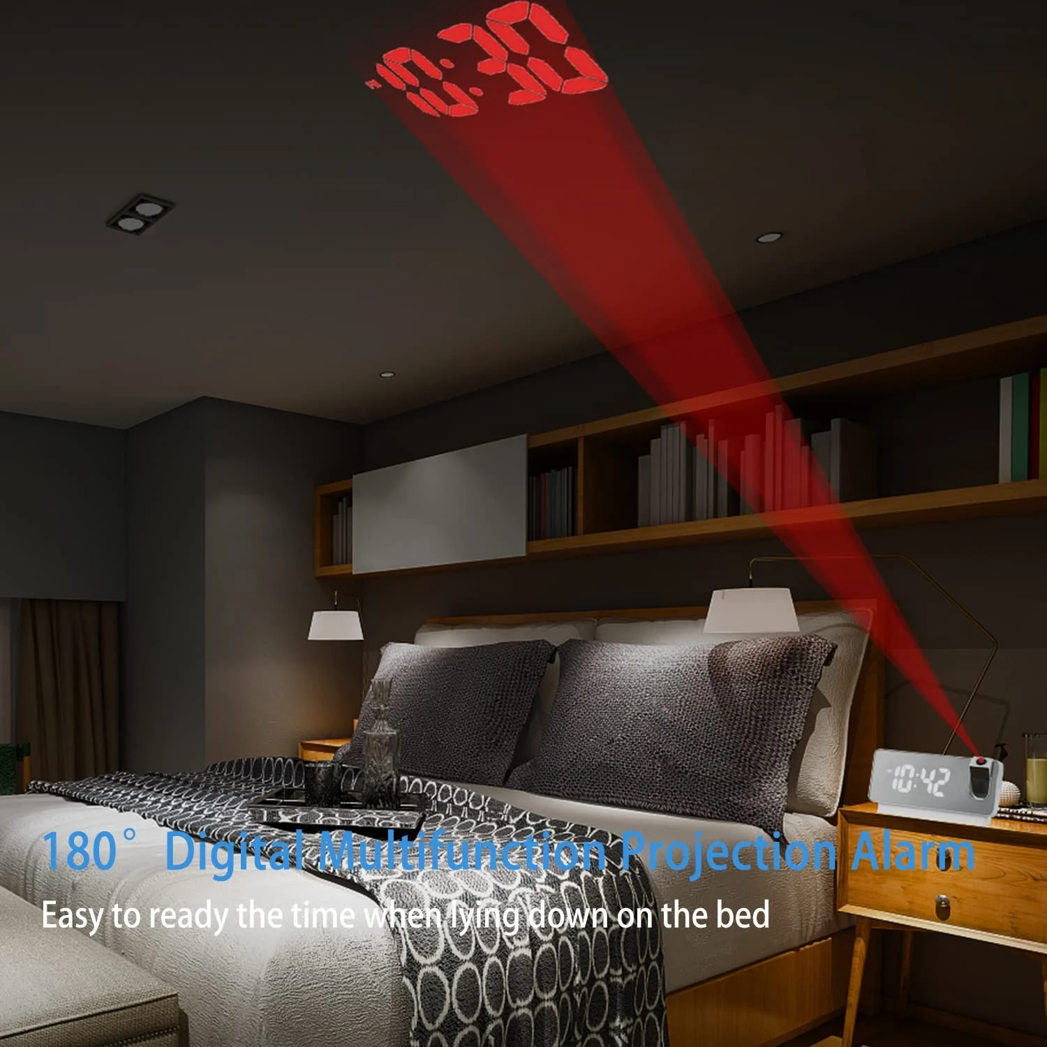 BIG SALE - 48% OFFMirror projection alarm clock