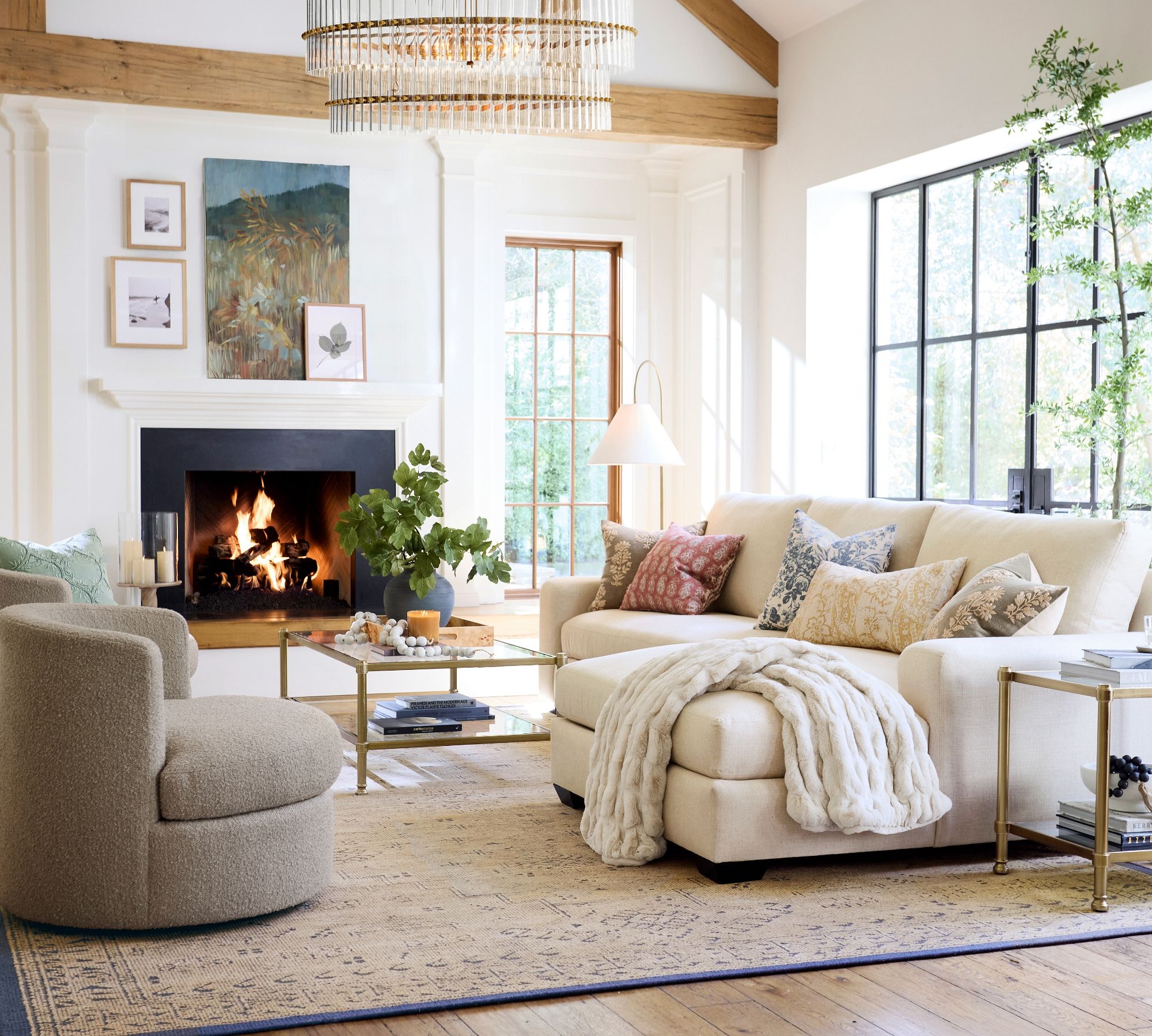 Big Sur Square Arm Chaise Sectional