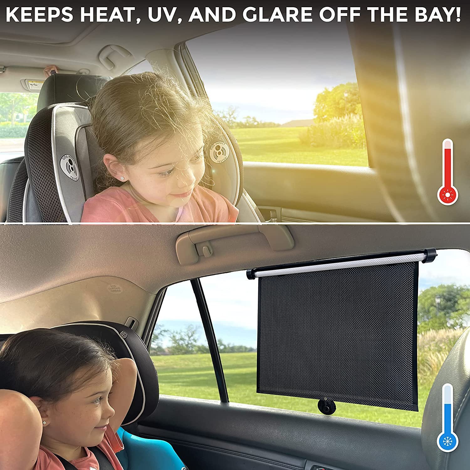 Last Day Promotion 49% OFFRetractable Window Roller Sunshade For Truck/car/SUV/bedroom/kitchen/living room/office