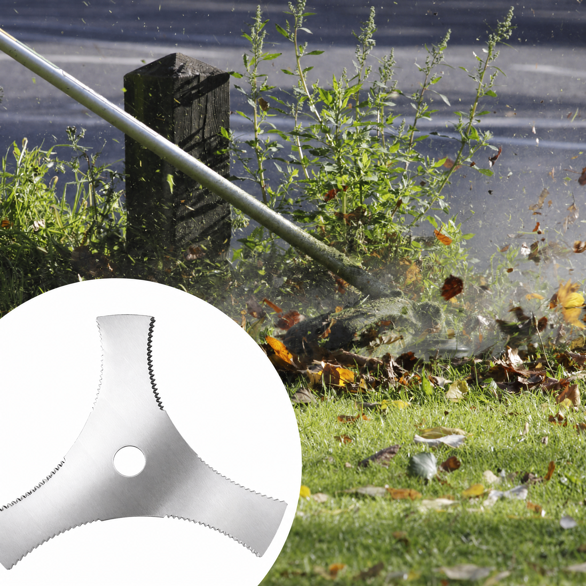 3-Tooth Brush Cutter Blade