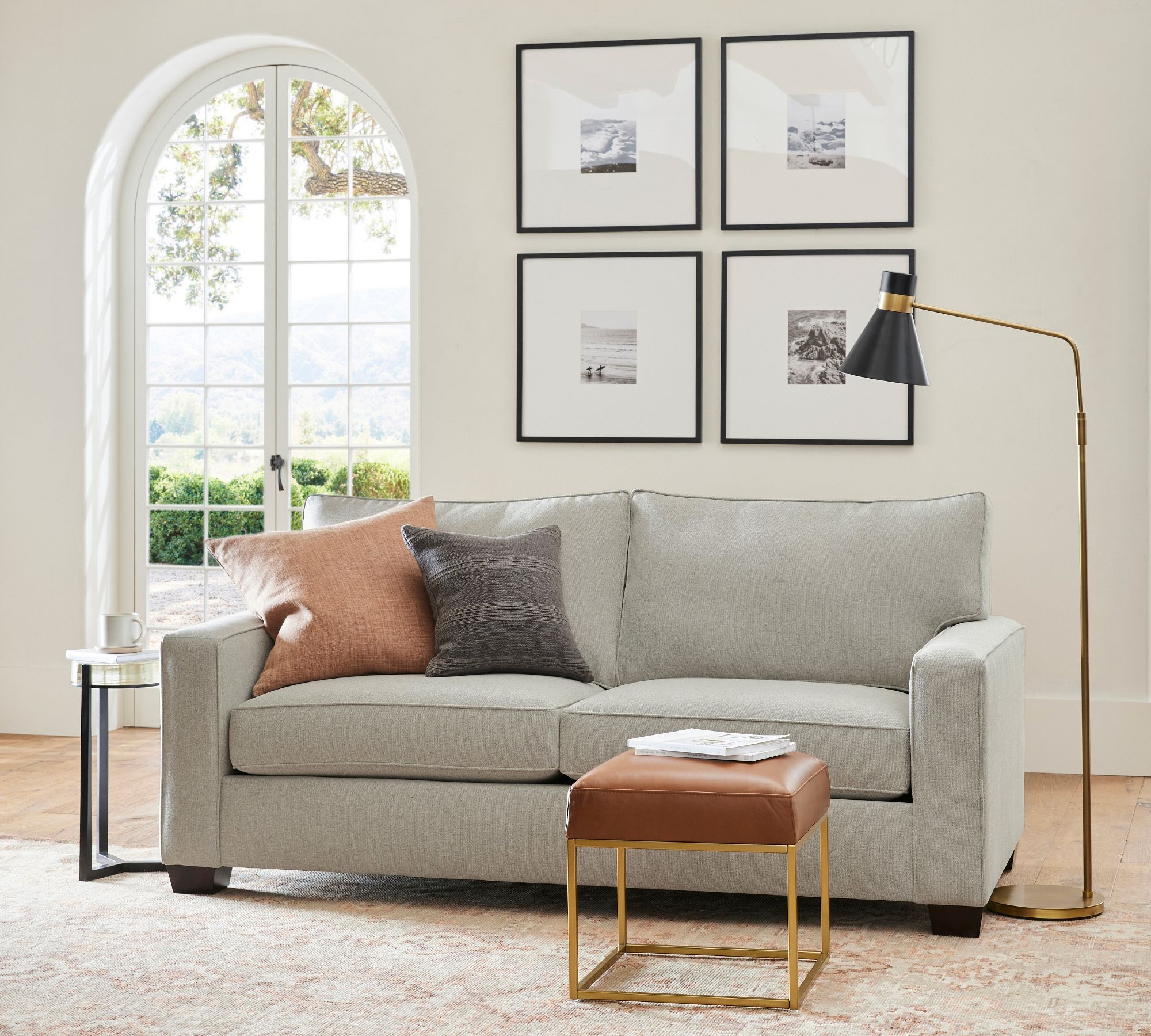 PB Comfort Square Arm Sofa (62