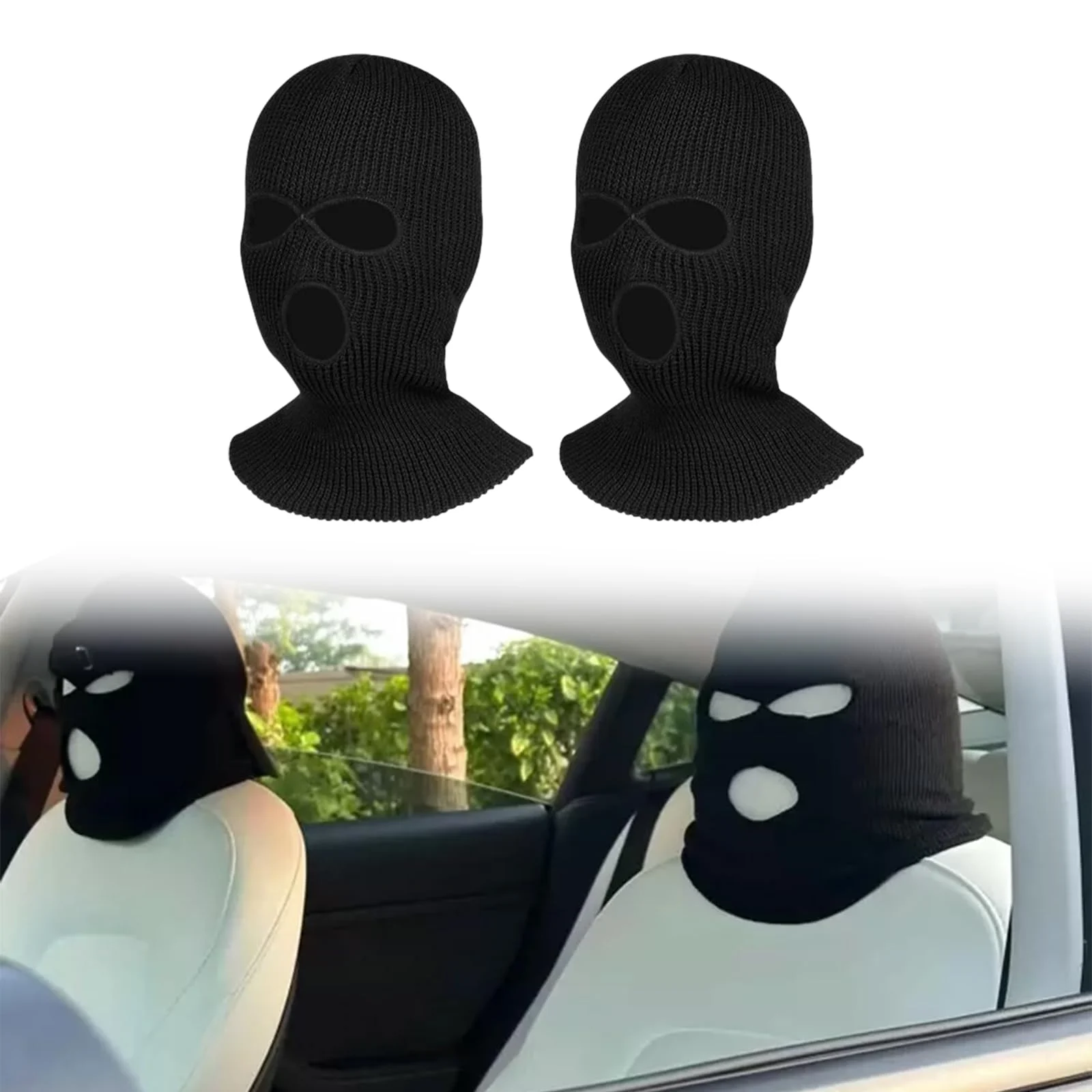 Funny Universal Car Headrest Covers