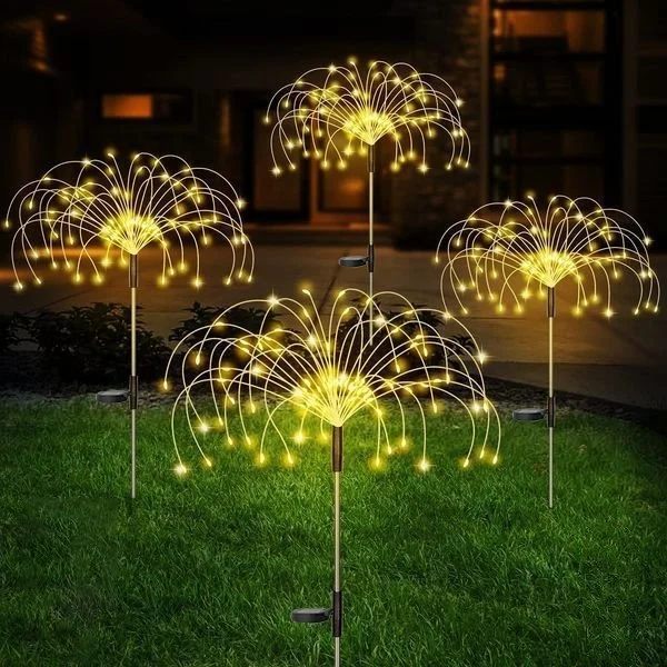 BIG SALE -48% OFF-Waterproof  Solar Garden  Fireworks Lamp