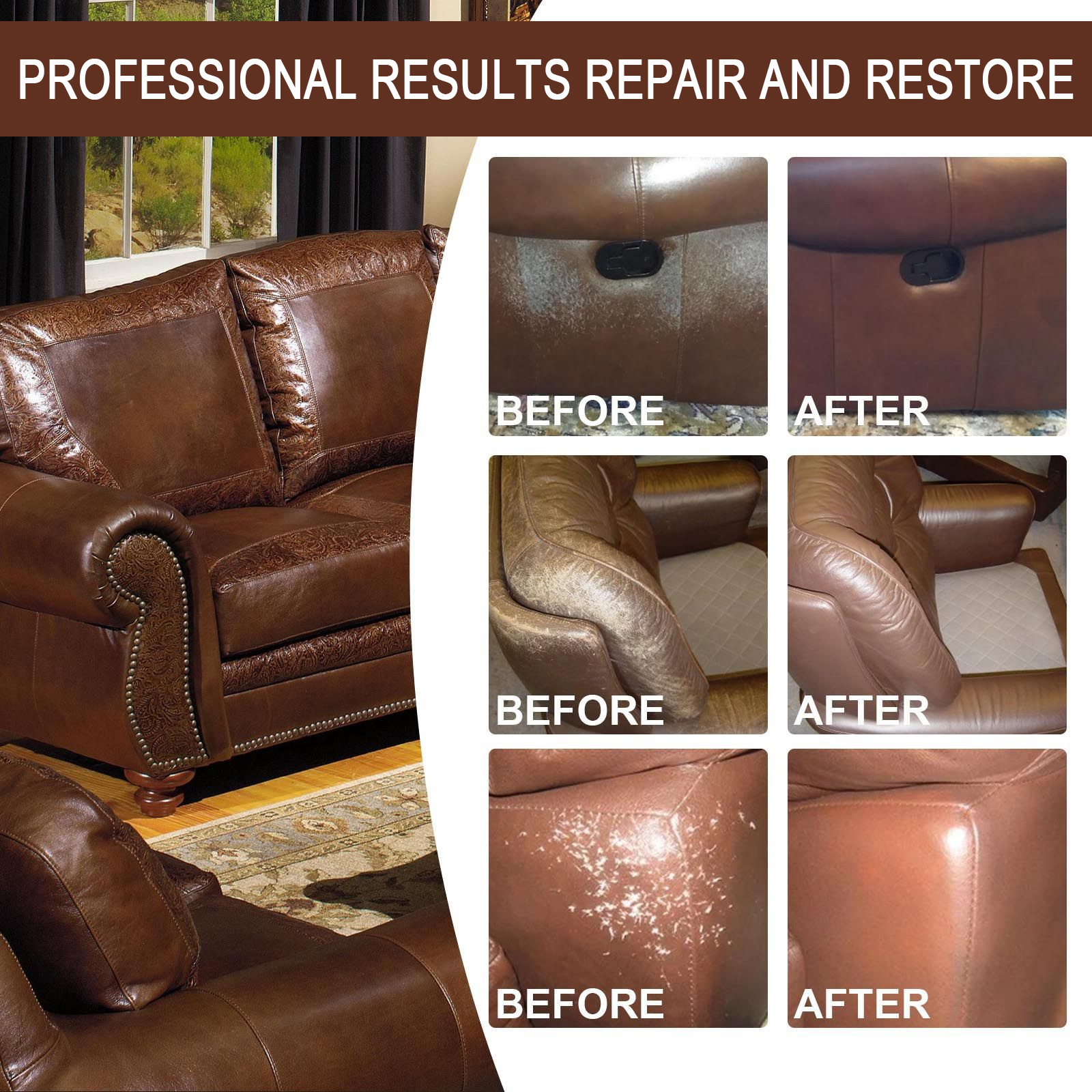 Advanced Leather Filler & Recoloring Kit