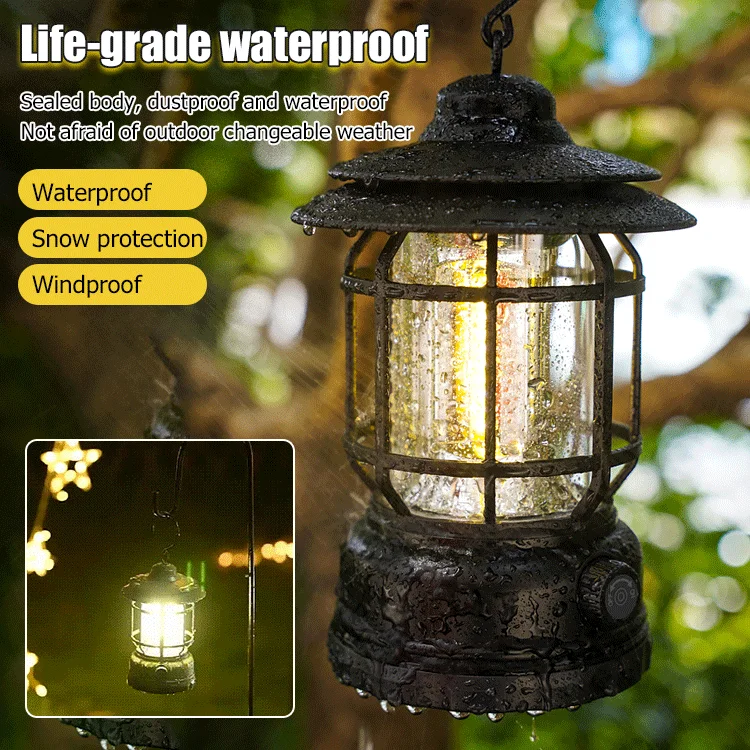 2023 New Year's Promotion-Portable Retro Camping LampBuy 2 Get Extra 10% OFF