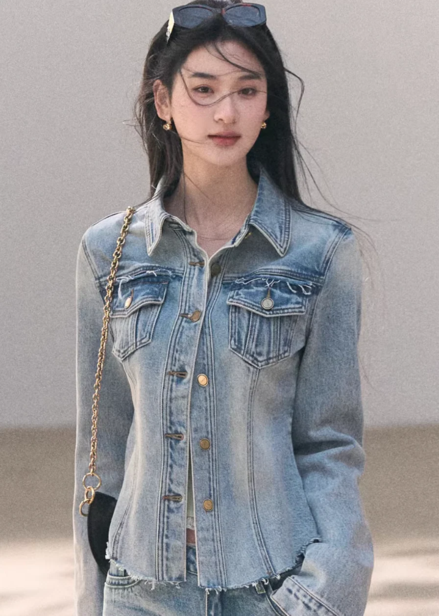 Sunny Wash Denim Shirt Jacket