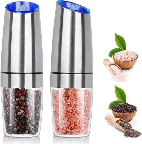 Christmas Sale 49% OFF - Automatic Electric Gravity Induction Salt & Pepper Grinder - BUY 2 GET FREE SHIPPING