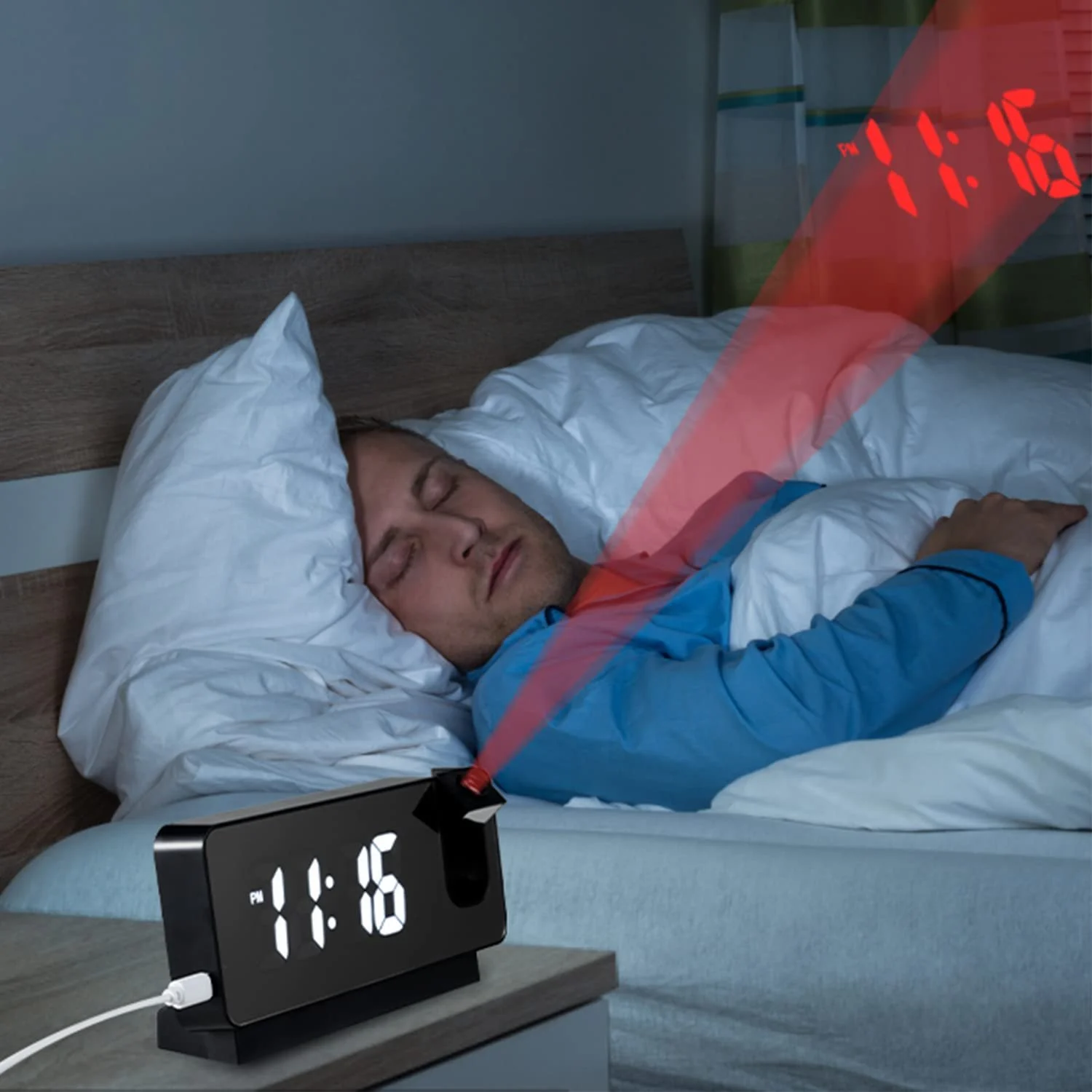 BIG SALE - 48% OFFMirror projection alarm clock
