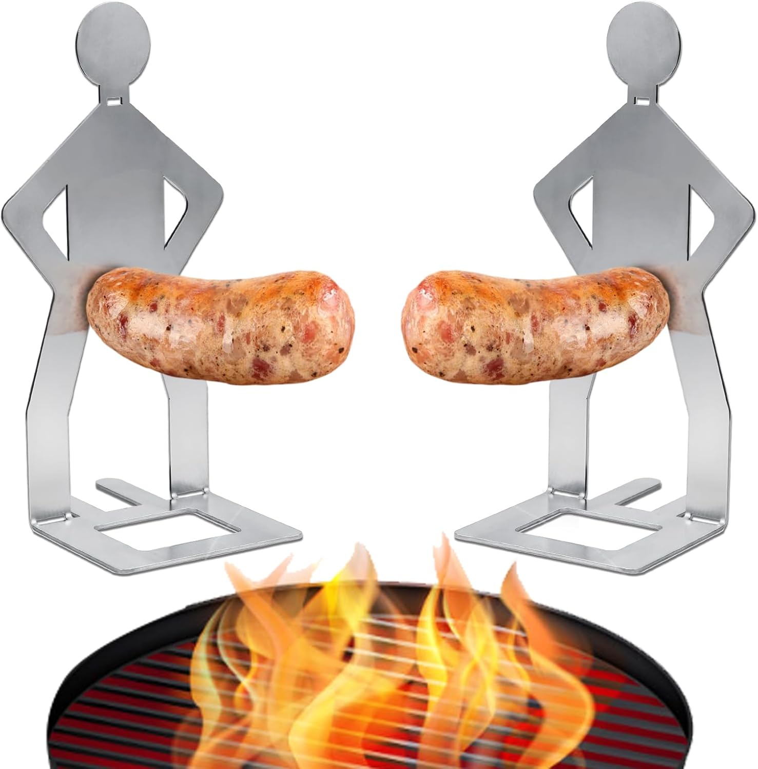 Funny Hot Dog Stainless Steel Holder