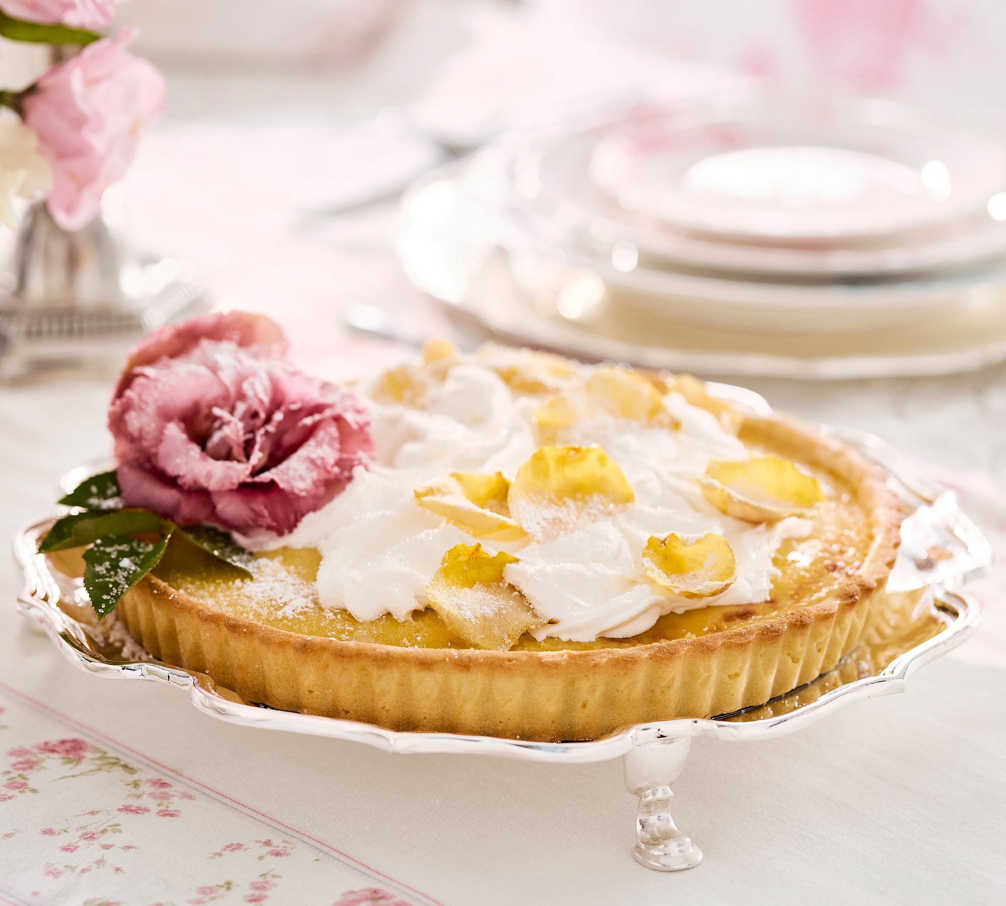 LoveShackFancy Silver Footed Serving Tray