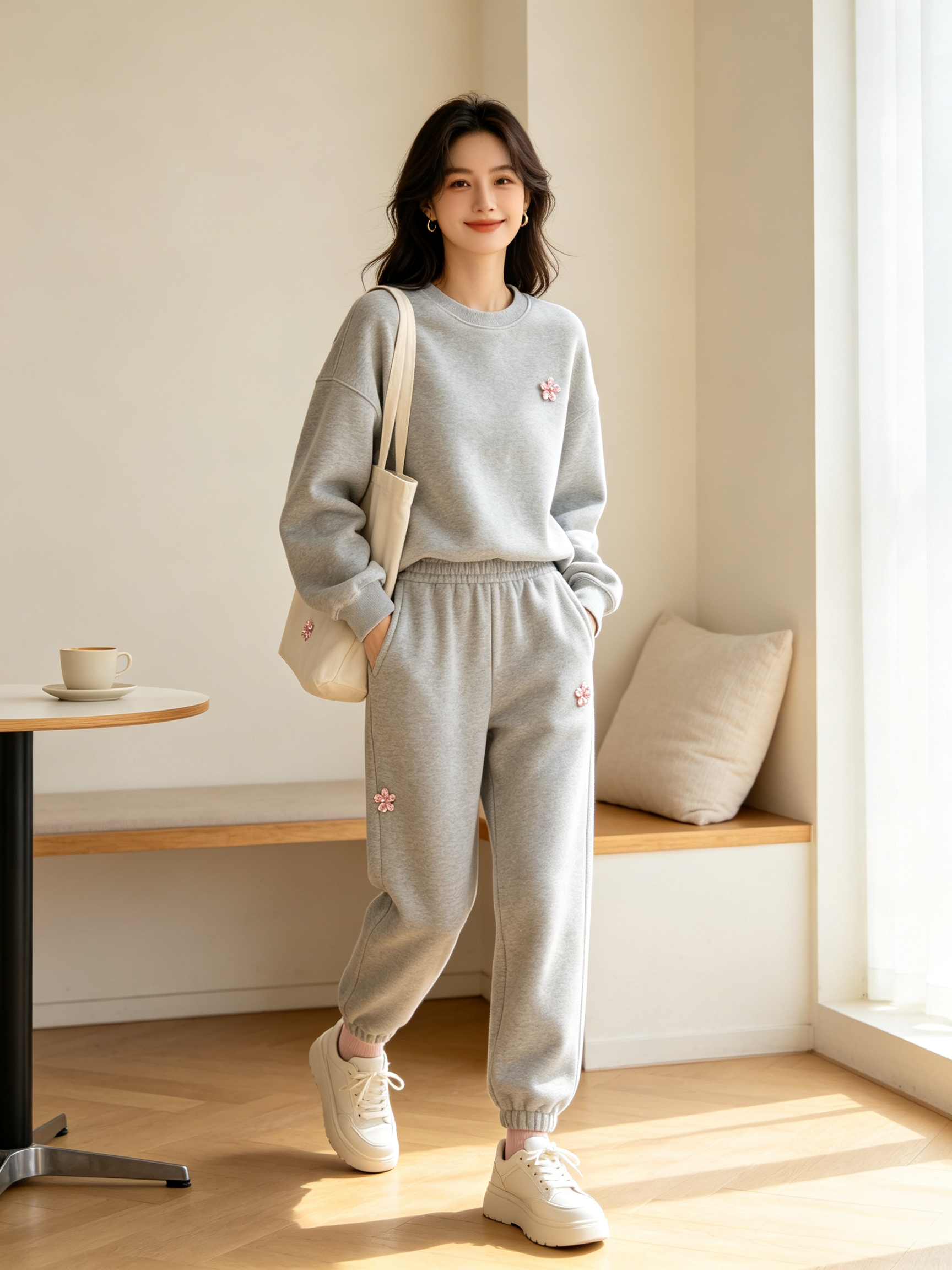 Sweatpants in Heather Gray