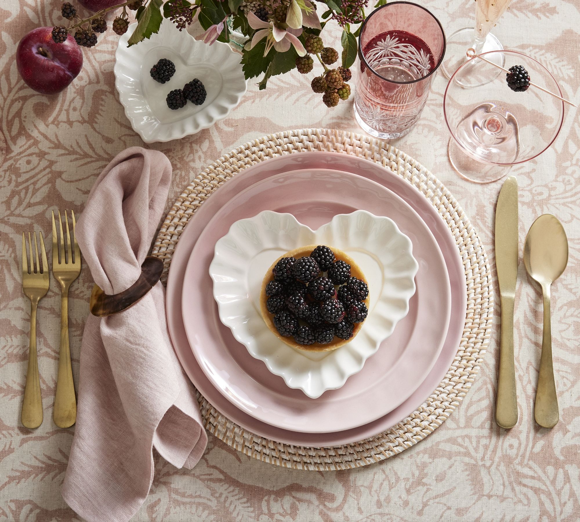 Tava Handwoven Rattan Round Placemats