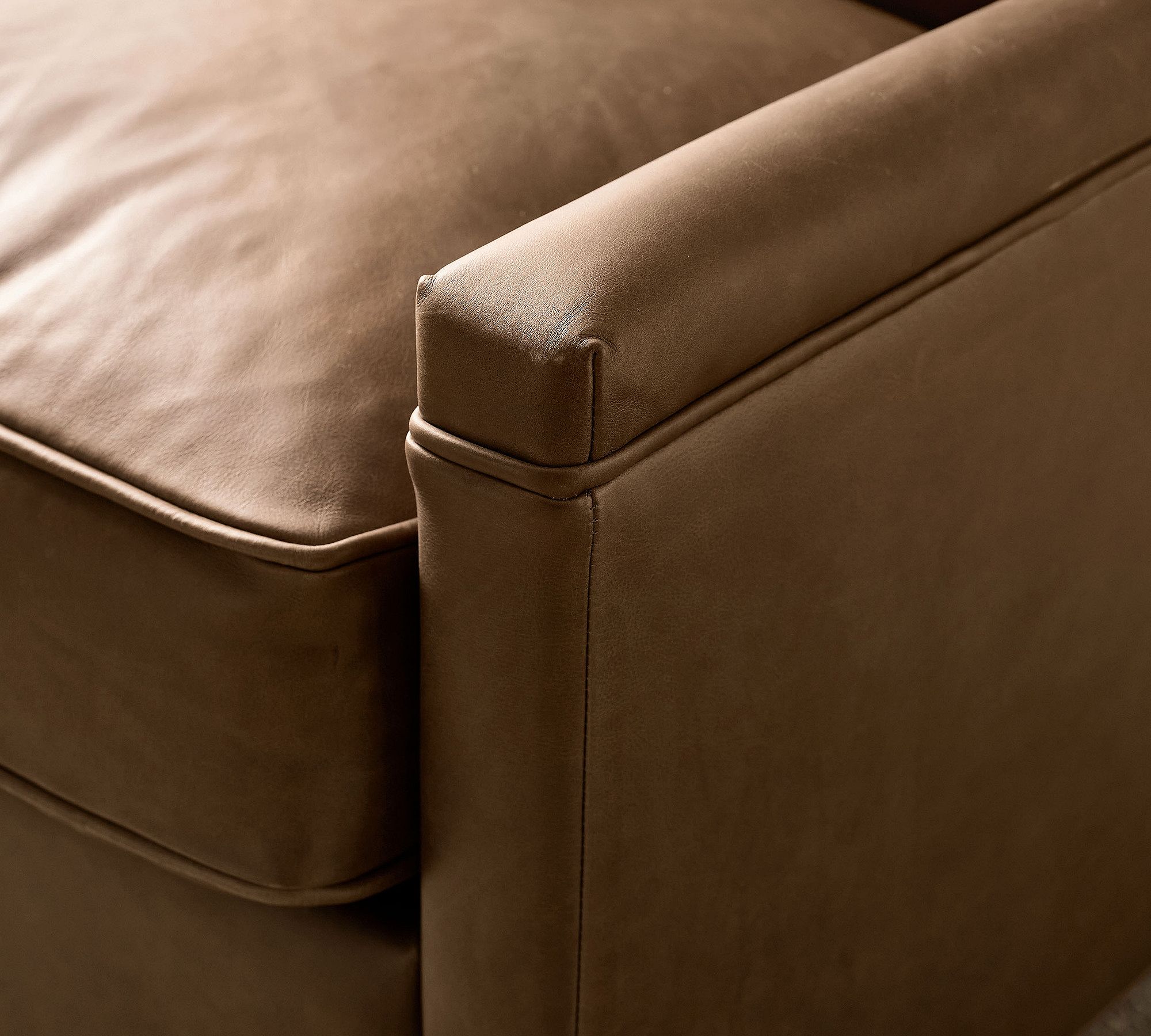 Tyler Square Arm Leather Recliner
