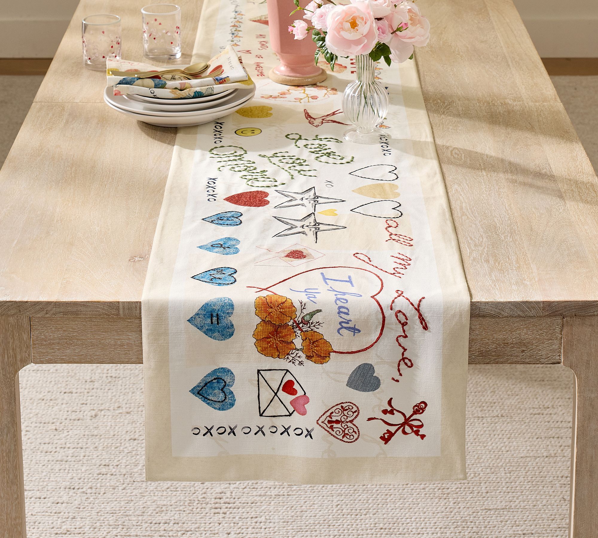 Devin Cotton Table Runner
