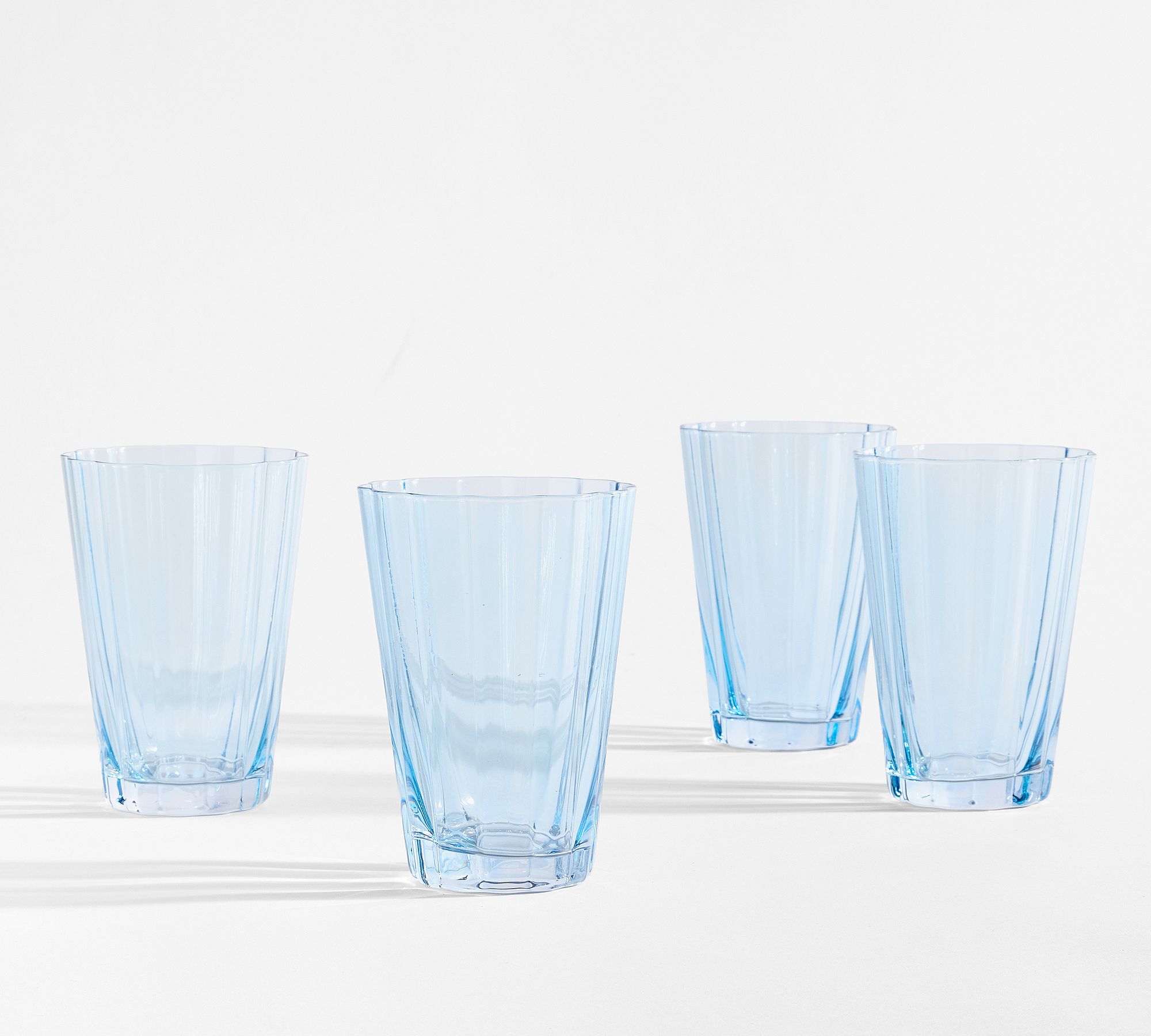 Fluted Tumblers - Set of 4