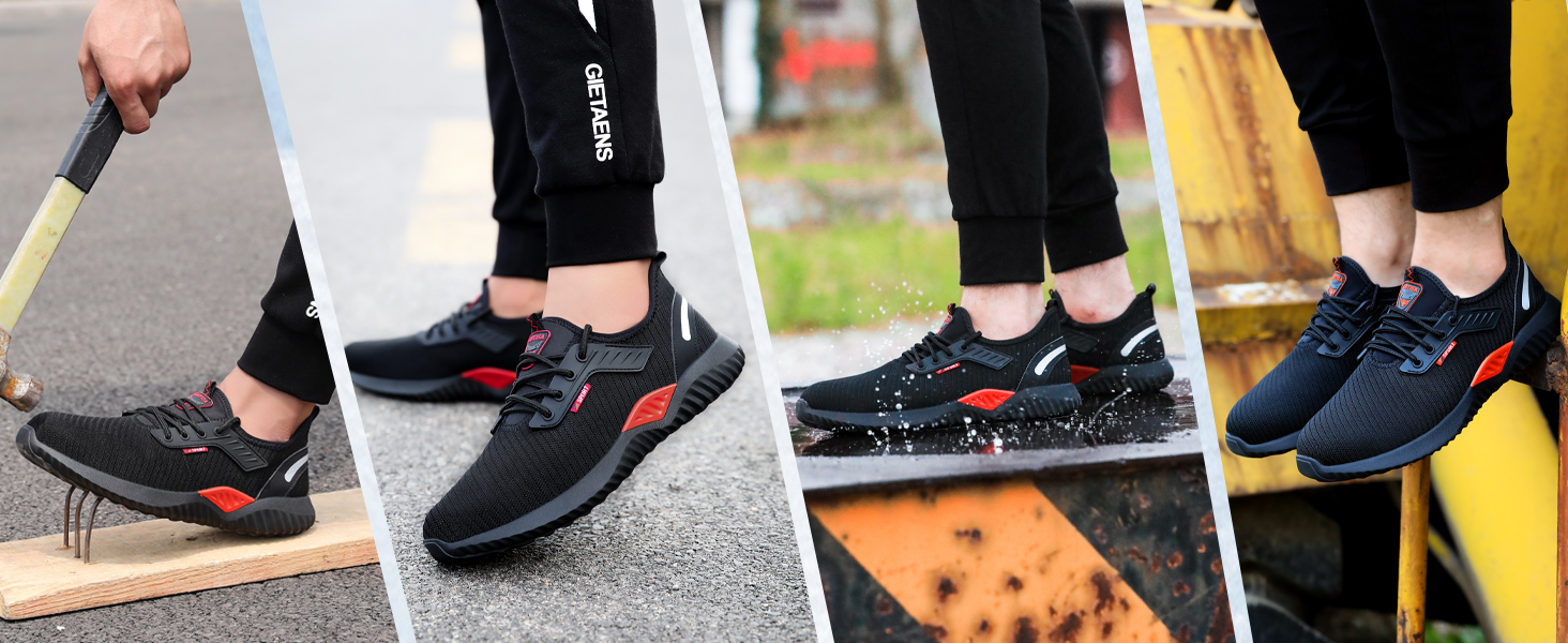 steel toe work sneakers