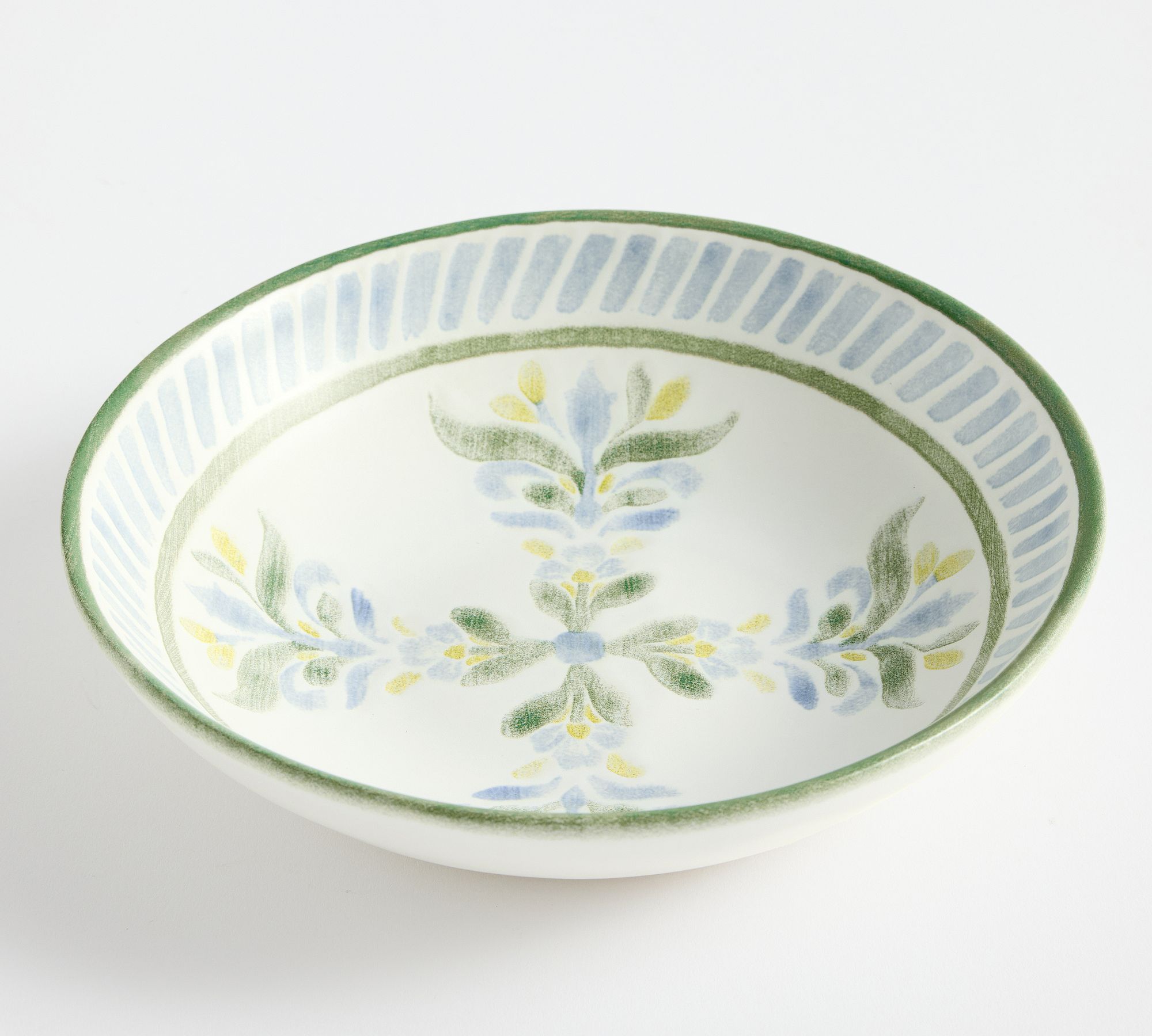 Chambray Tile Multi Stoneware Soup Bowls - Set of 4