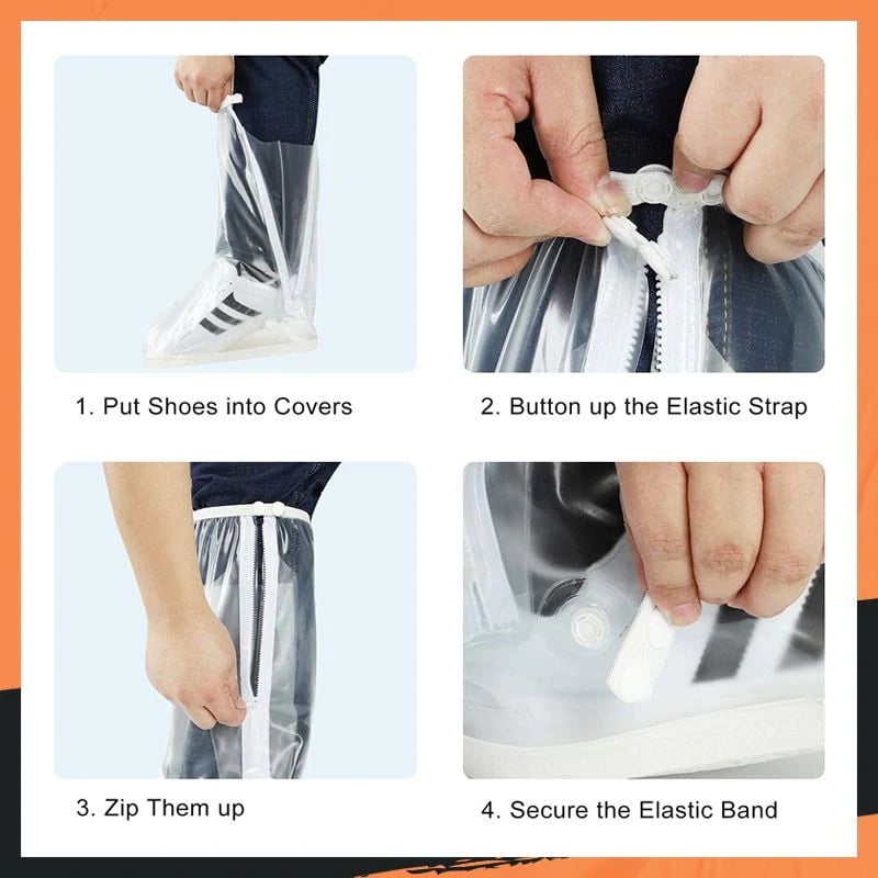 Last Day Promotion 47% OFF - Suitable for wide feet - All-Round Long Waterproof Boot Cover