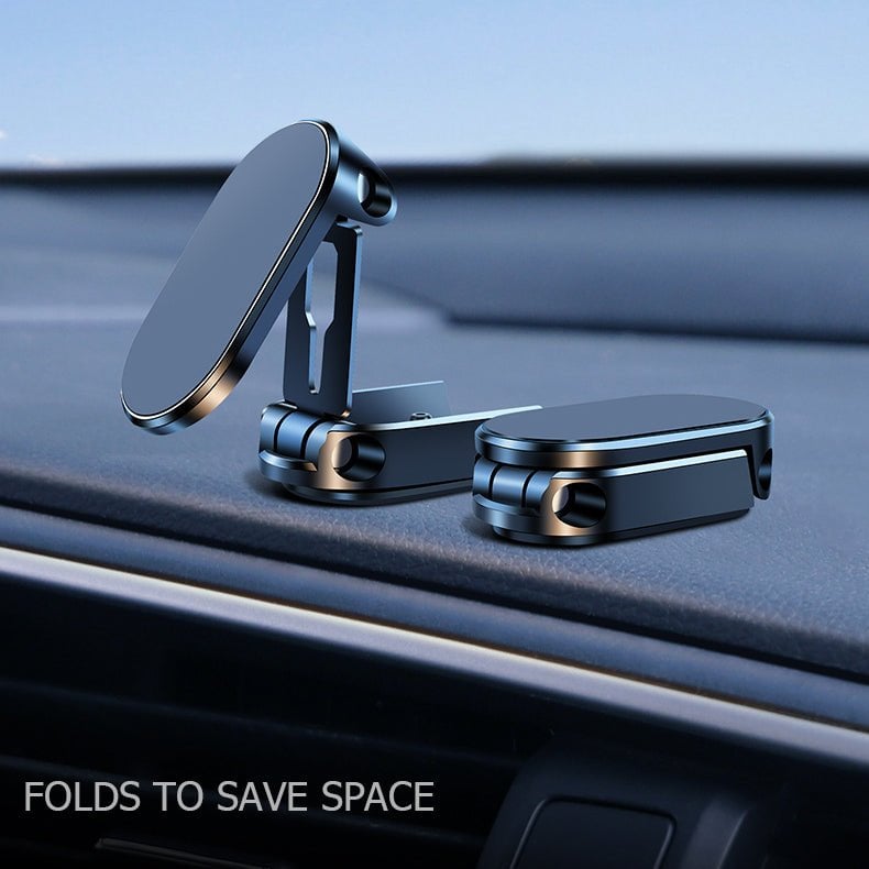 2023 New Years Sale - 45% OFF Alloy Folding Magnetic Car Phone Holder