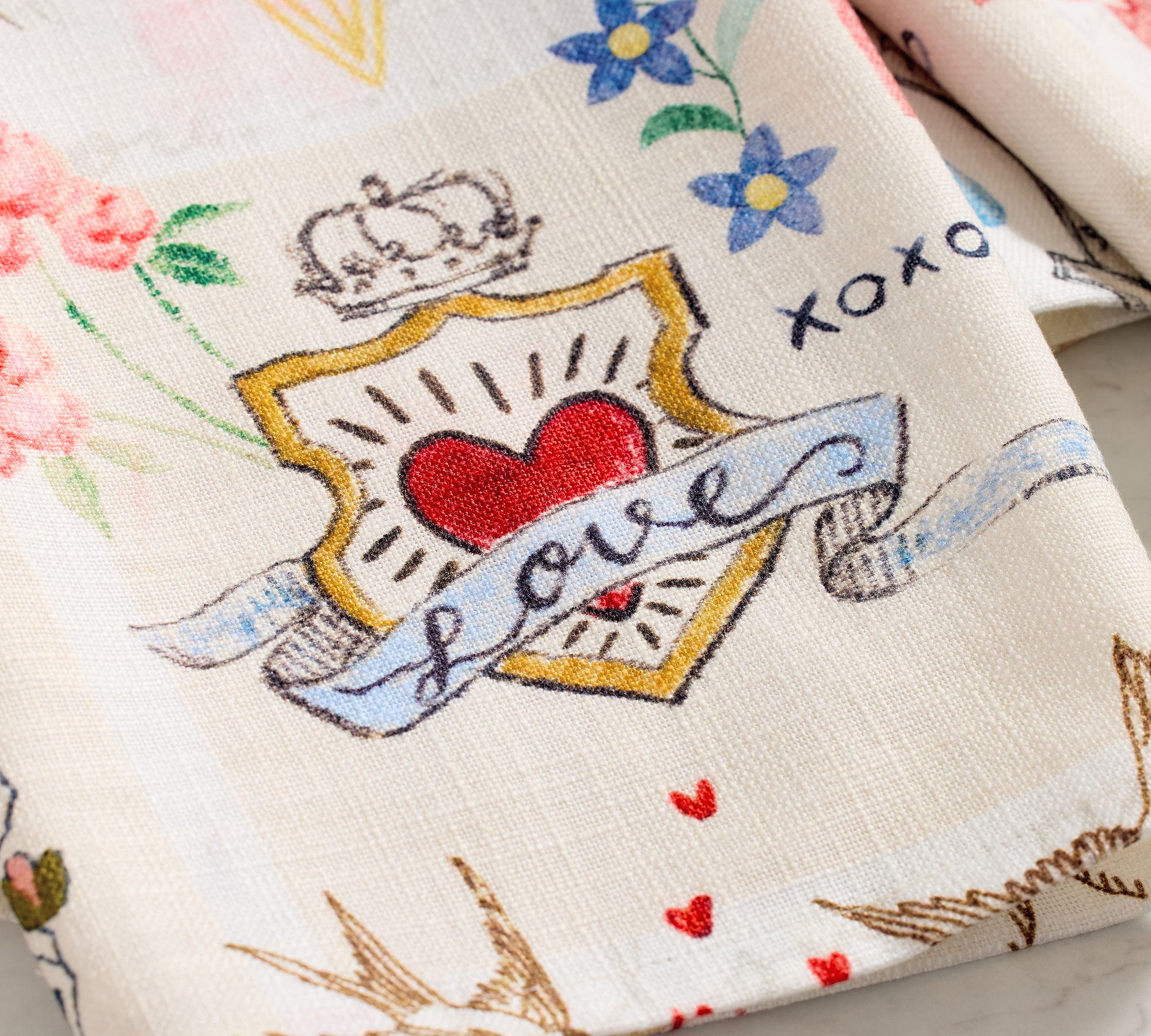 Devin Cotton Tea Towels - Set of 2