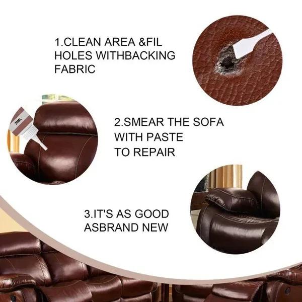 Advanced Leather Filler & Recoloring Kit