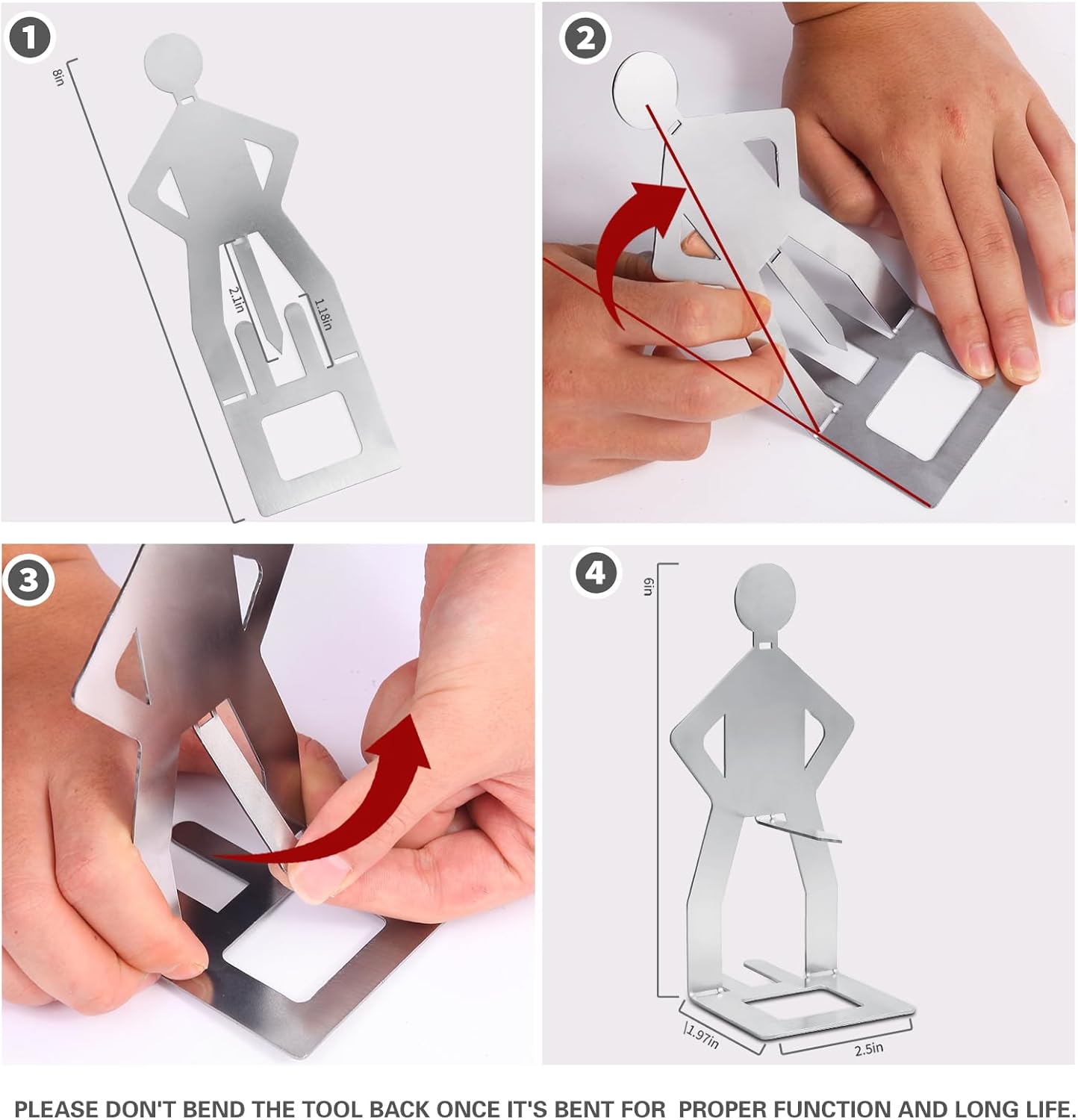 Funny Hot Dog Stainless Steel Holder