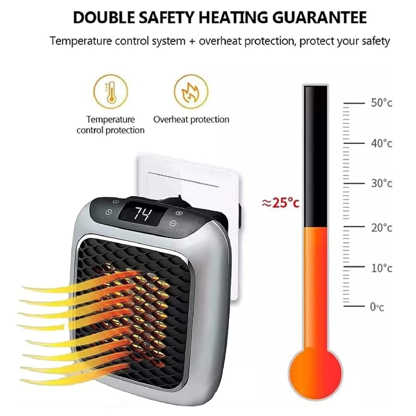 BIG SALE - 49% OFFSmart Ceramic Heater(Buy 3 Free Shipping)