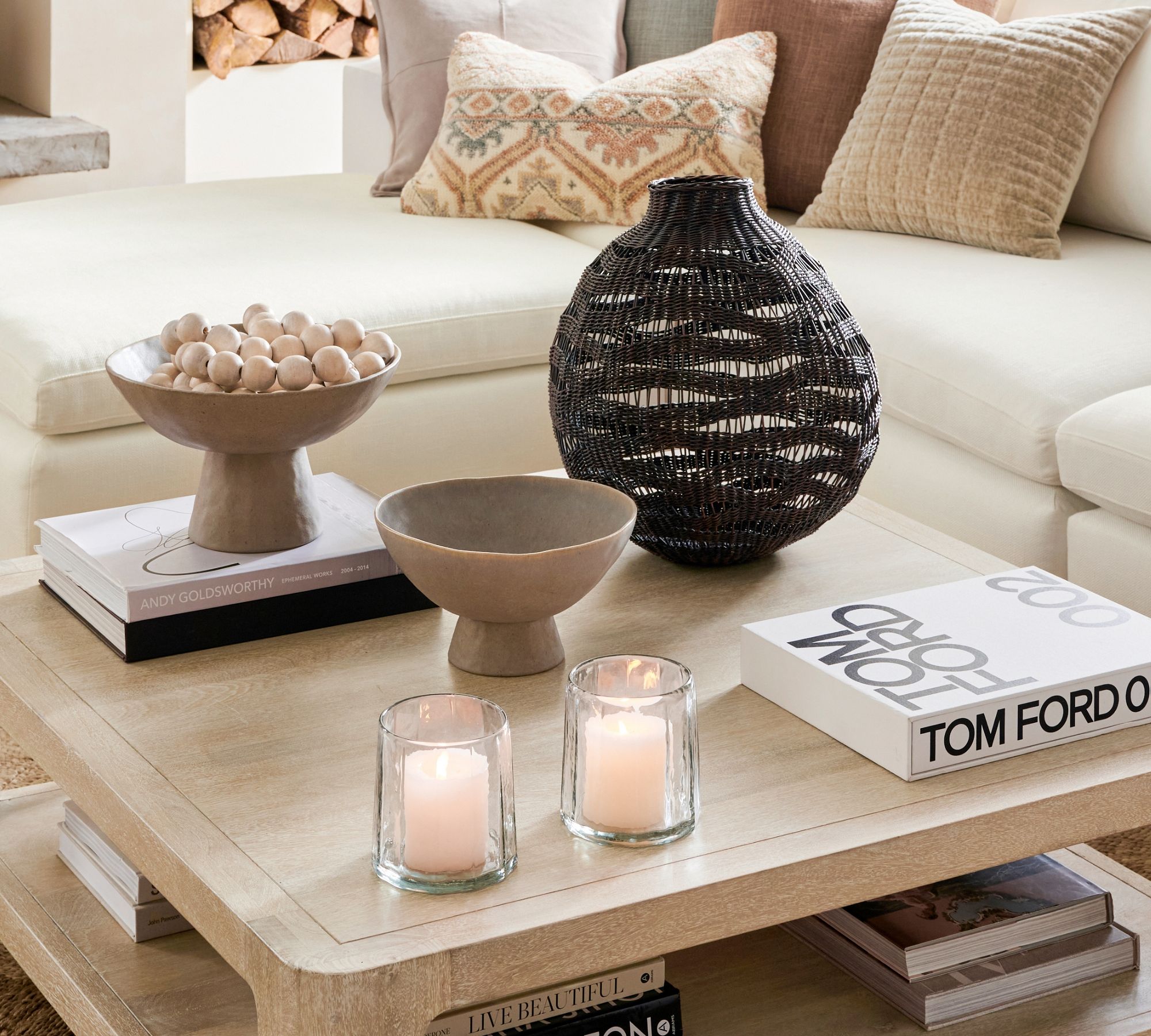 Hammered Café Recycled Hurricane Candle Holder