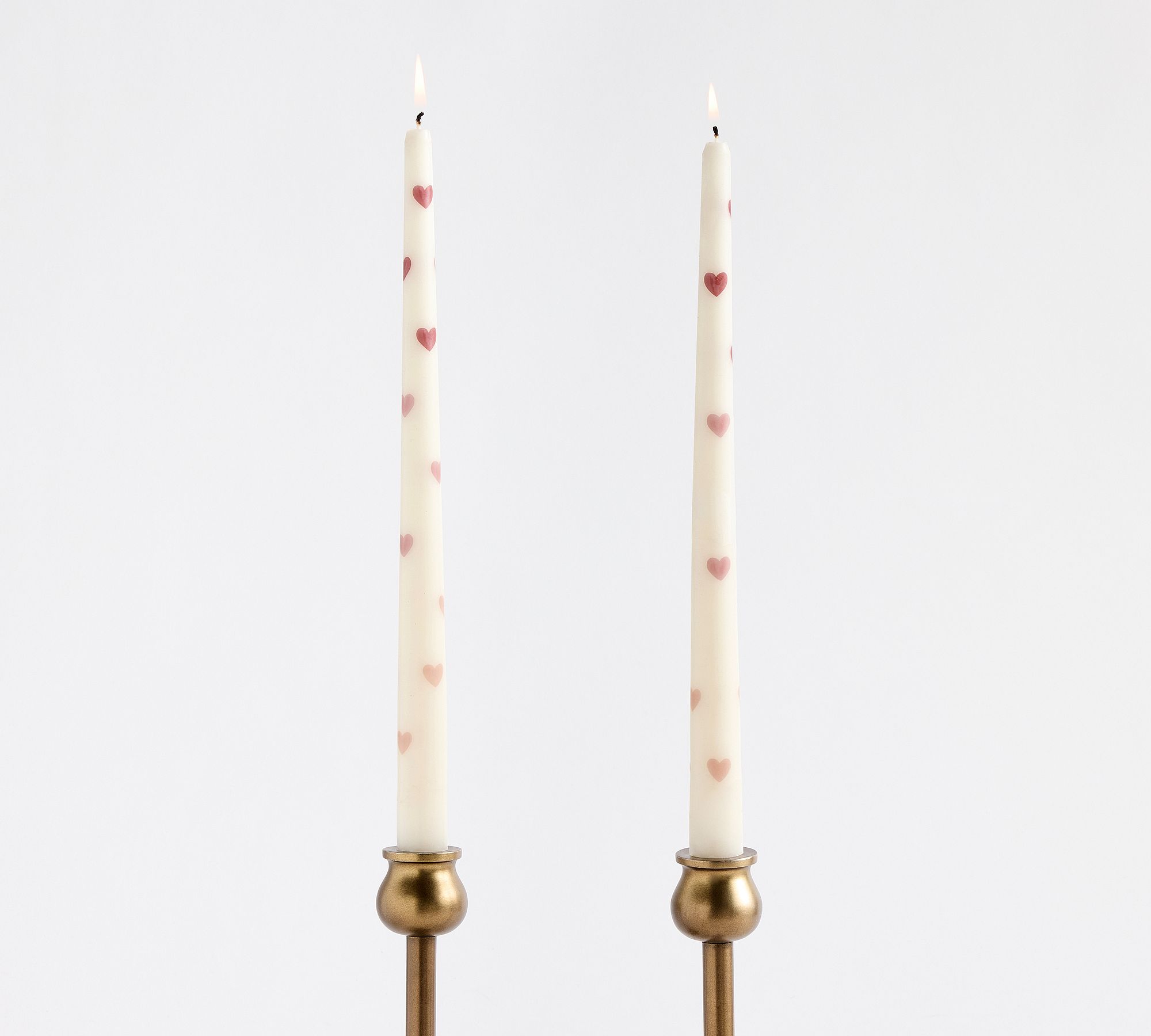 Pattern Taper Candles - Set of 2
