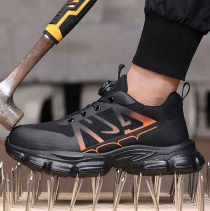 All-Season Men's Slip-On Safety Shoes