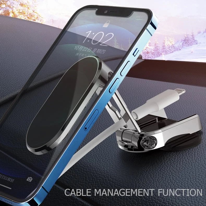 Hot Sale 2023 New Alloy Folding Magnetic Car Phone Holder